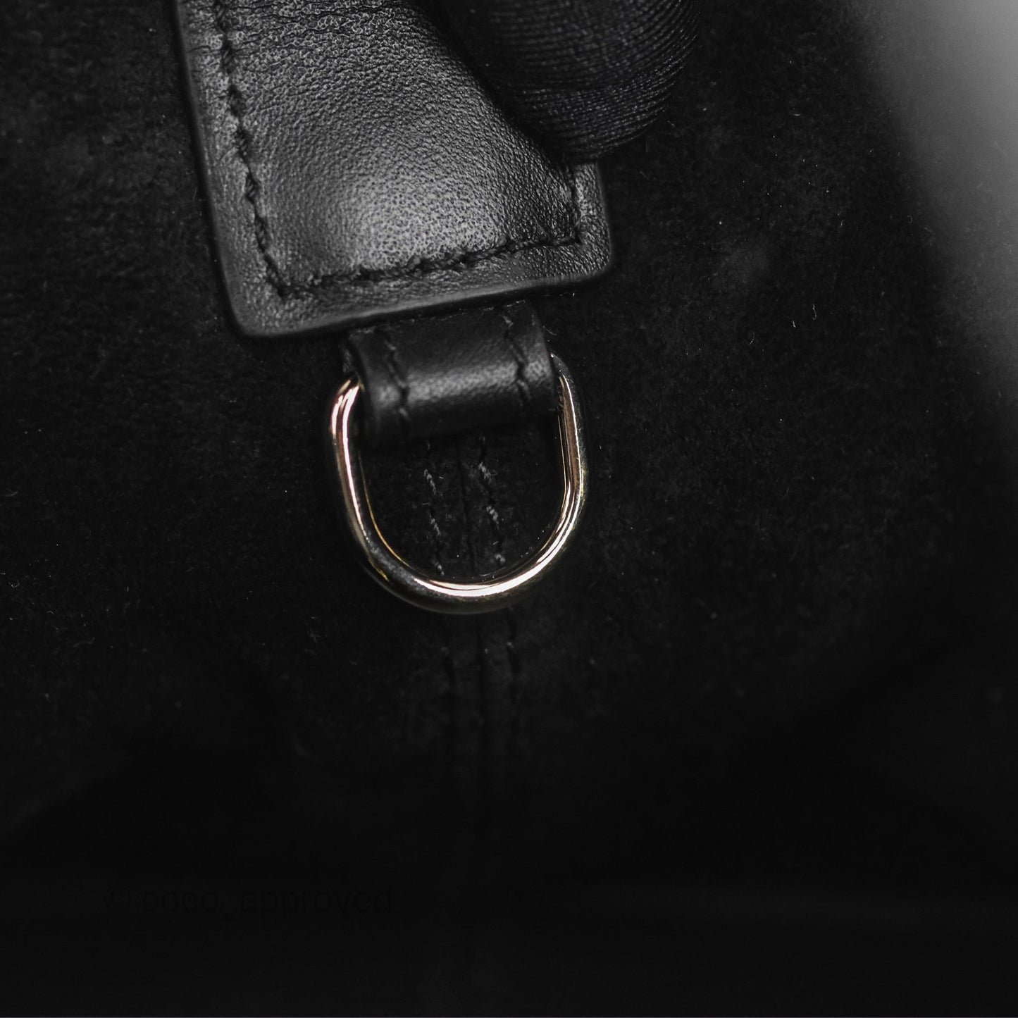 Christian Dior Small Dior Toujours Bag Black Macrocannage Calfskin
