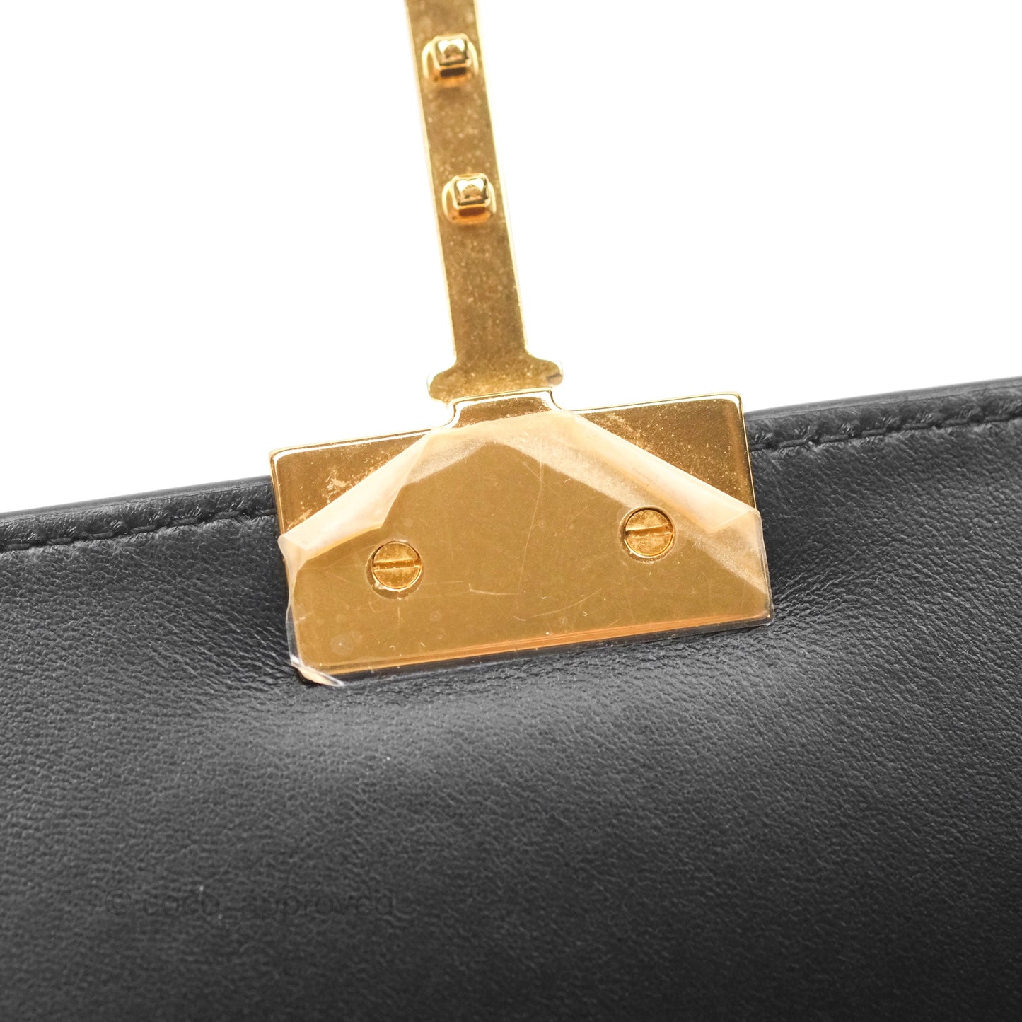 Christian Dior Small 30 Montaigne Bag Black Calfskin Gold Hardware