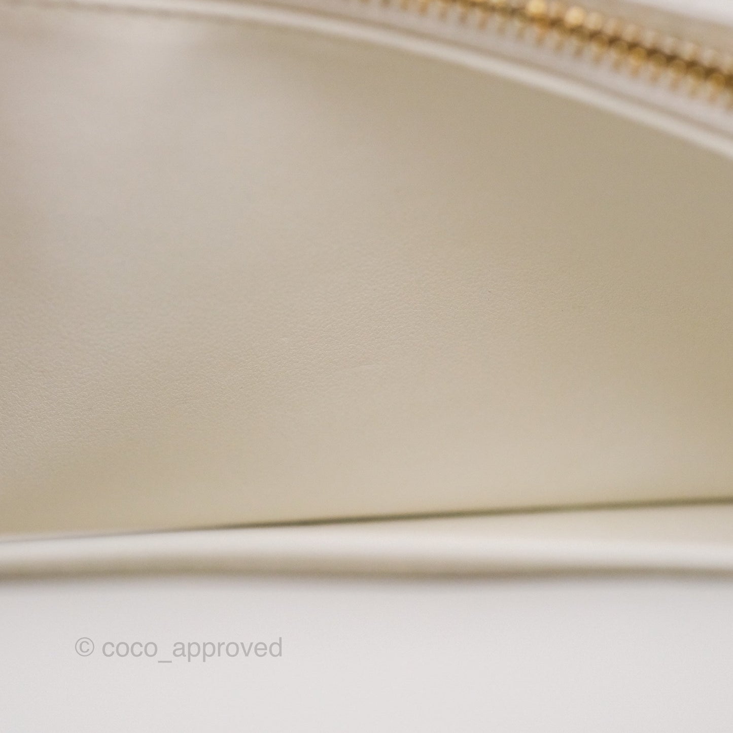 Dior Caro Pouch With Chain Latte Supple Cannage Calfskin
