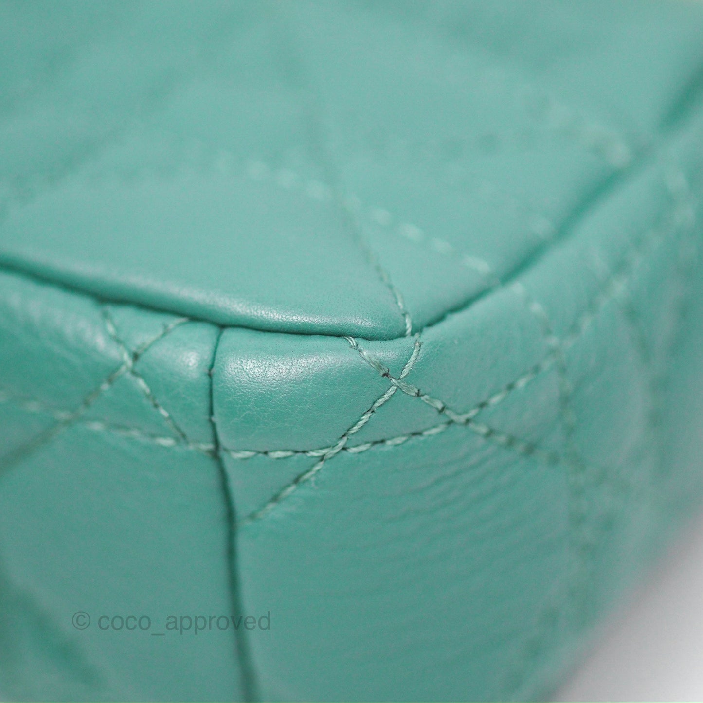 Christian Dior Micro Caro Bag in Tundra Green Supple Cannage Calfskin Gold Hardware