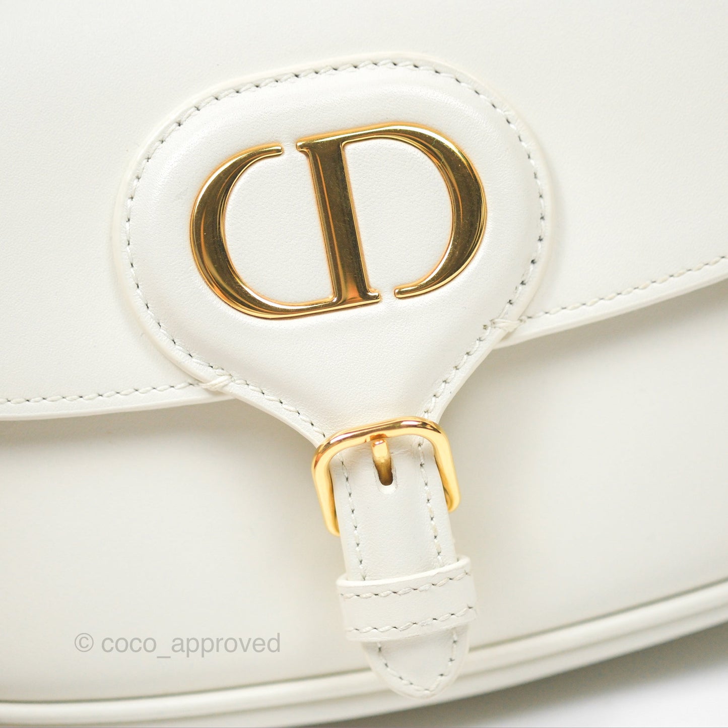 Christian Dior Bobby East-West Bag Calfskin White
