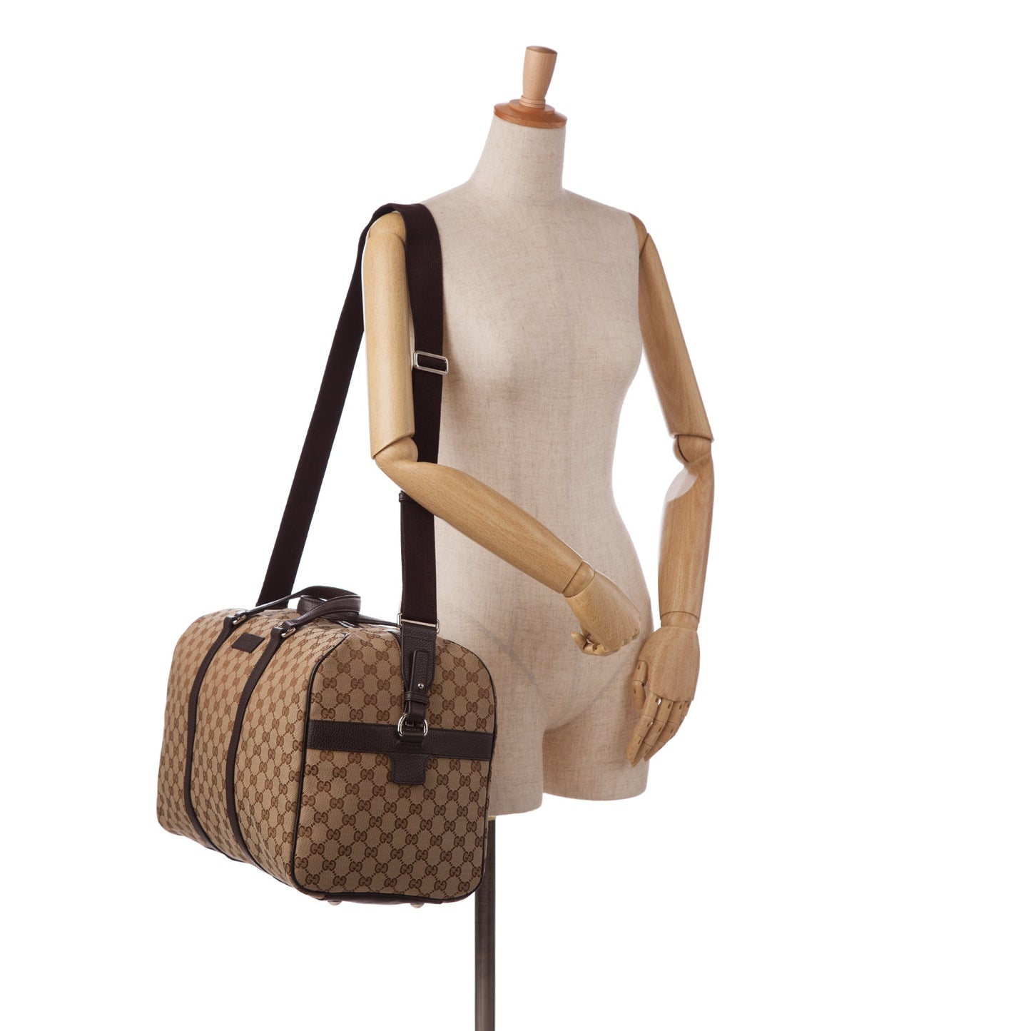 Gucci Travel Bag Brown GG Canvas