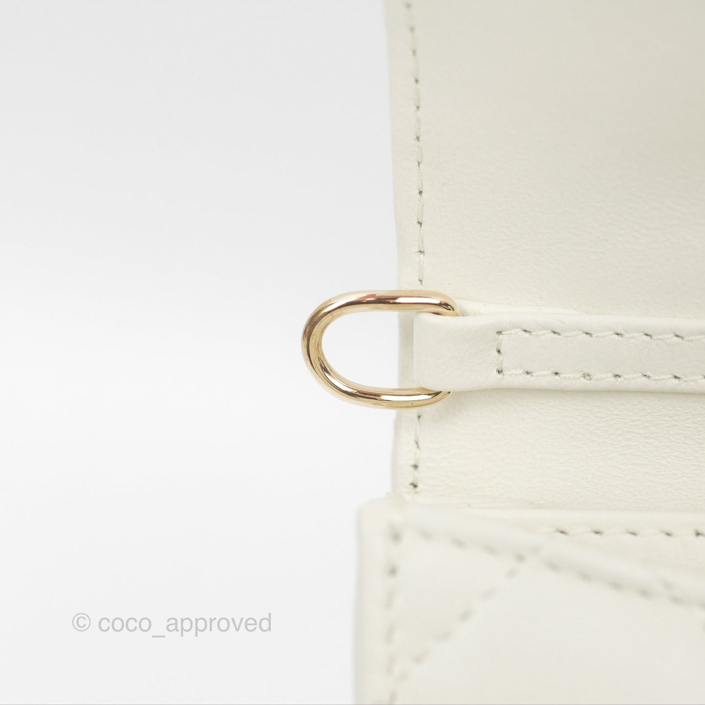 Dior Miss Dior Mini Bag White Cannage Lambskin