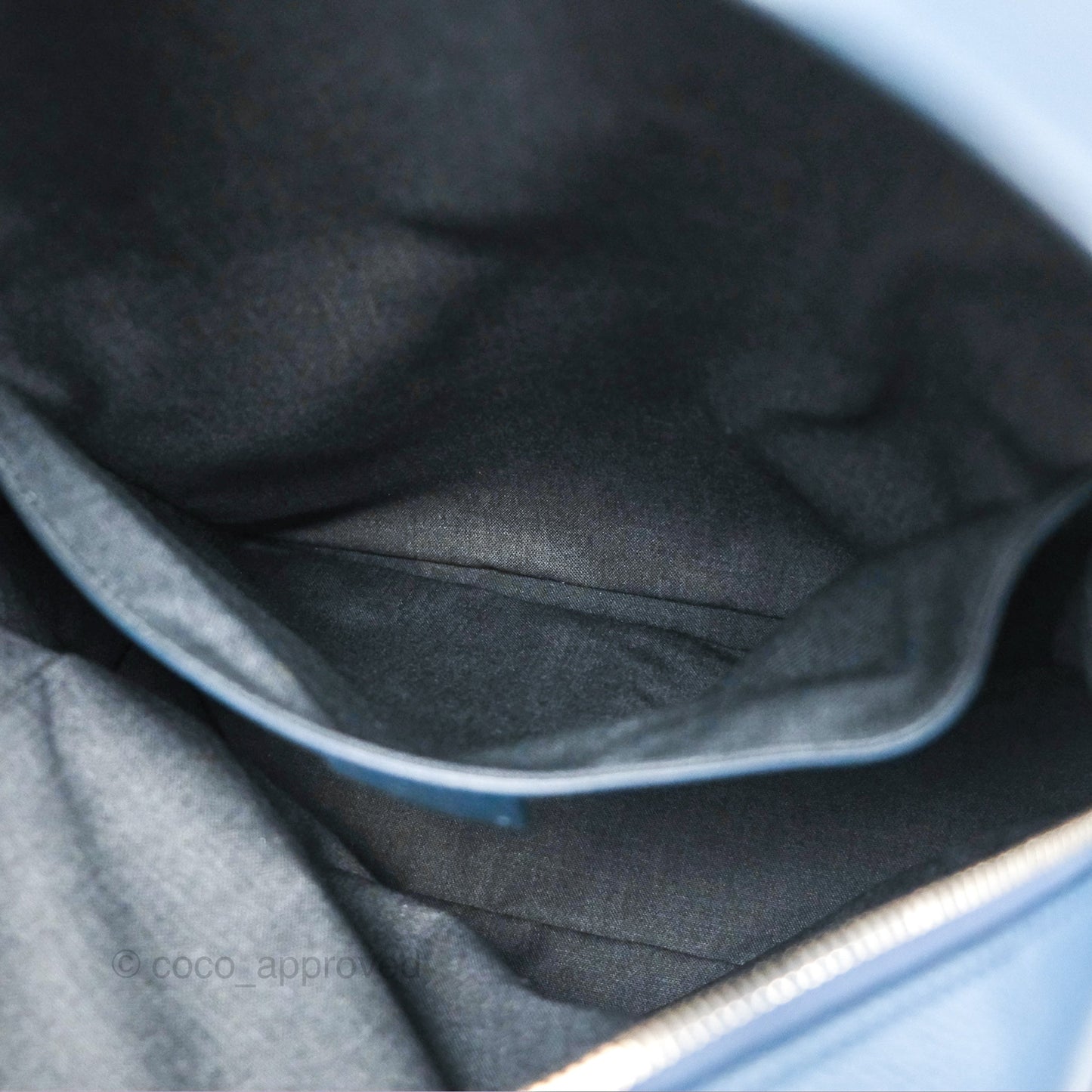 Christian Dior Backpack Calfskin Navy