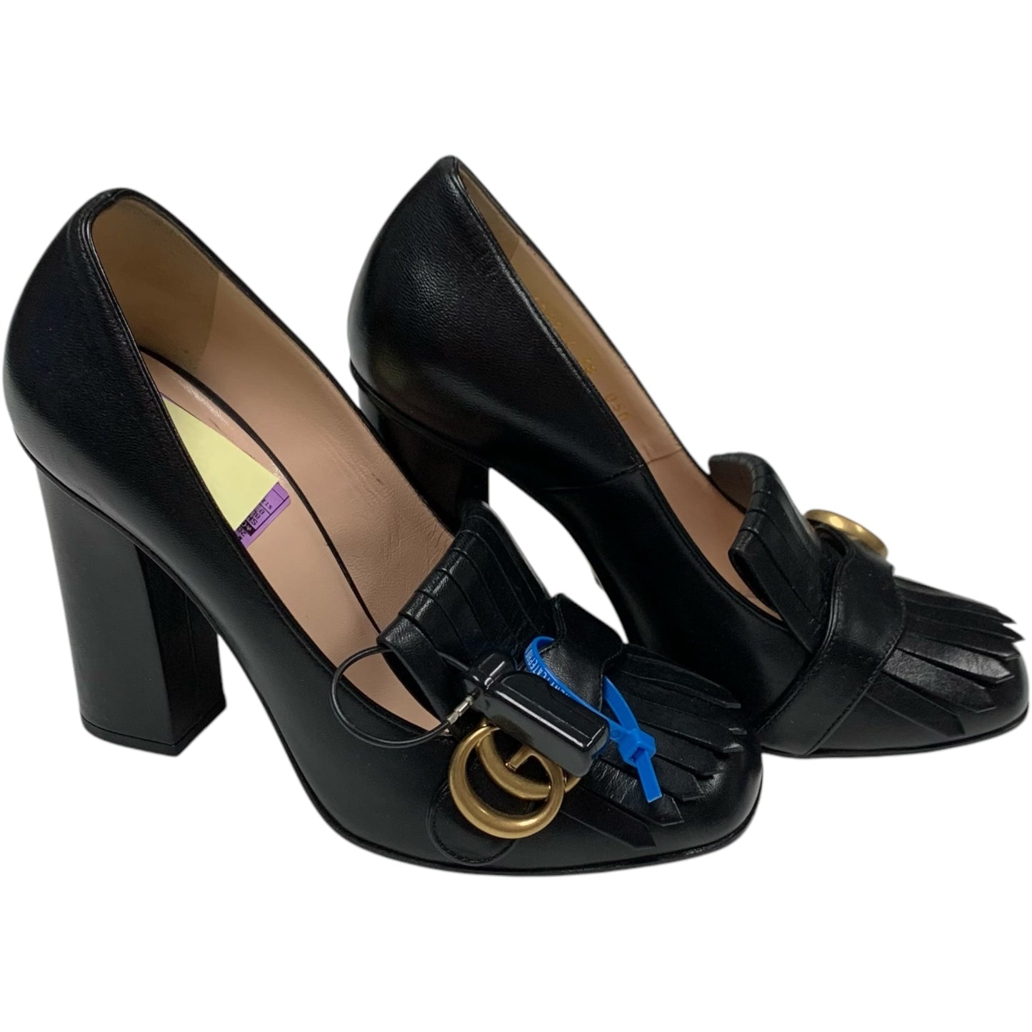 Shoes Luxury Designer By Gucci In Black, Size: 8