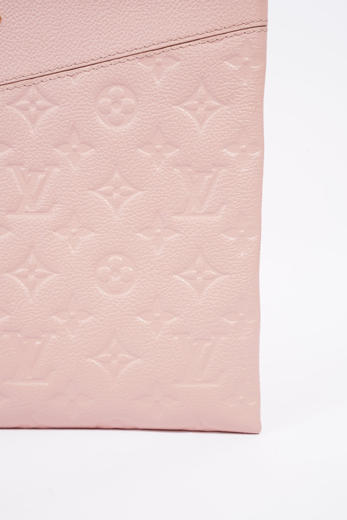 Louis Vuitton Womens Daily Pouch Pink Empreinte Leather