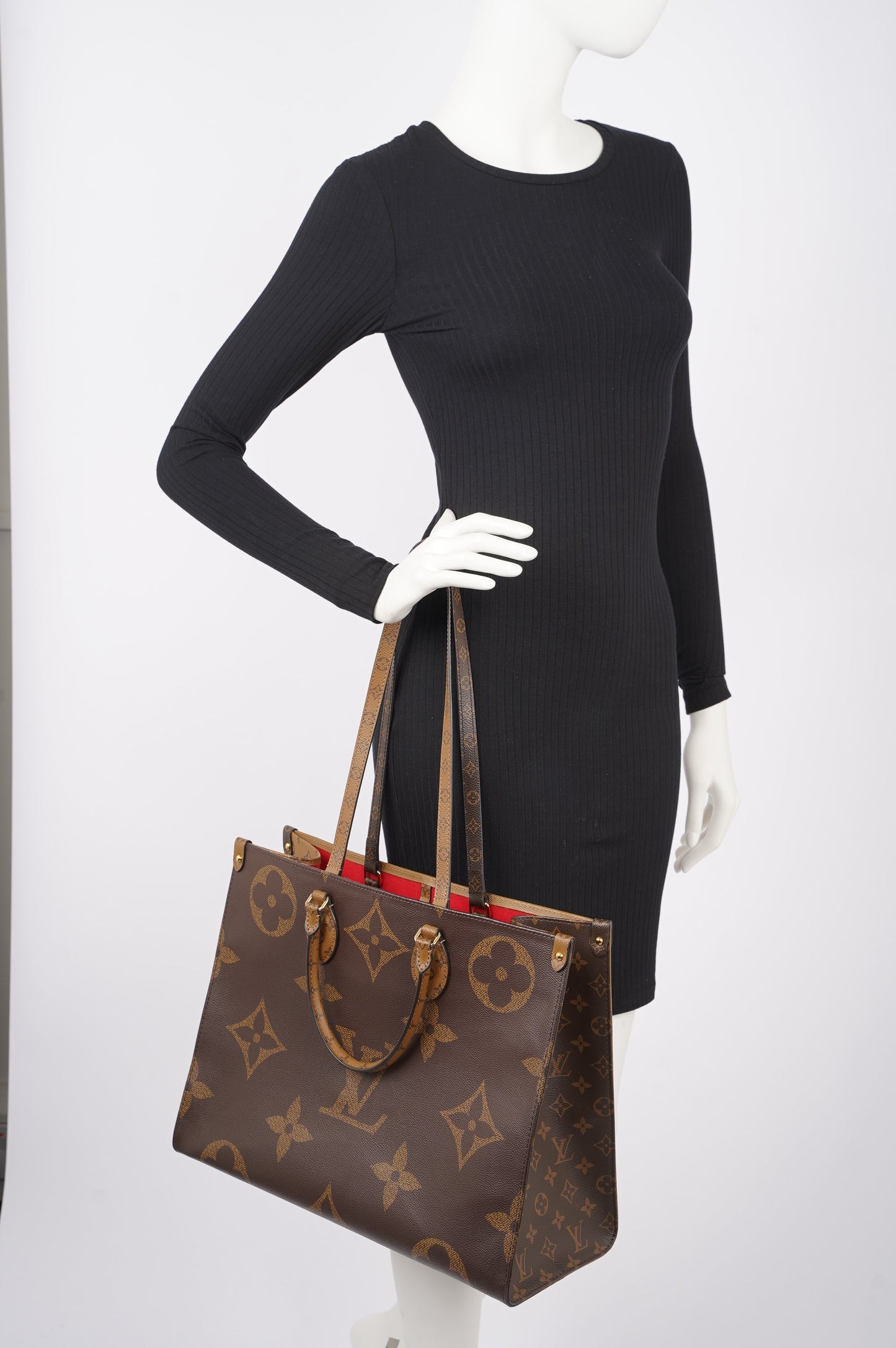 Louis Vuitton Womens On The Go Reverse Monogram GM