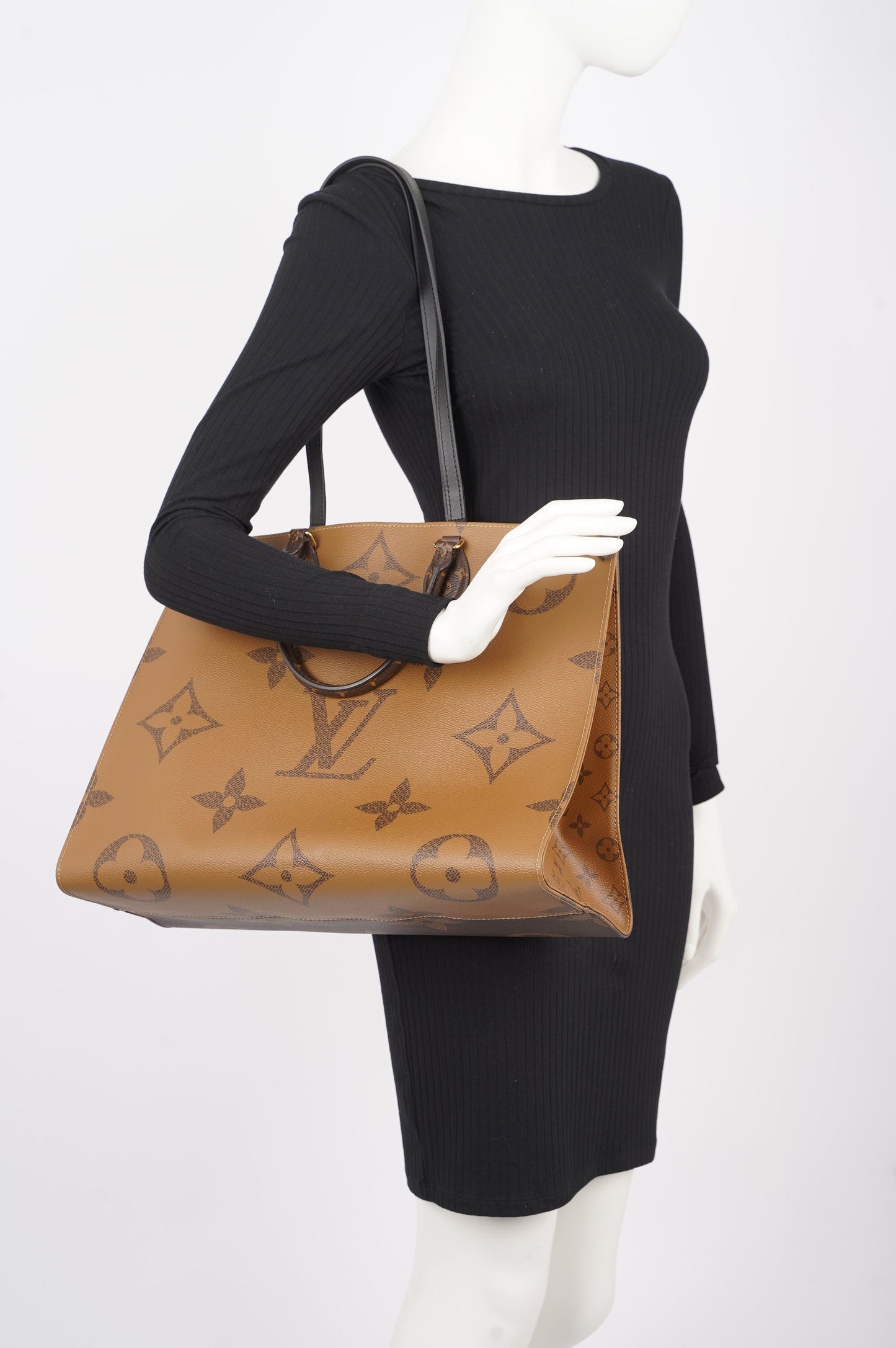 Louis Vuitton Womens On The Go Reverse Monogram GM