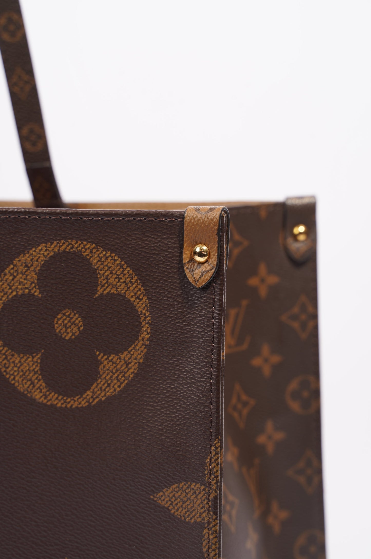 Louis Vuitton Womens On The Go Reverse Monogram GM