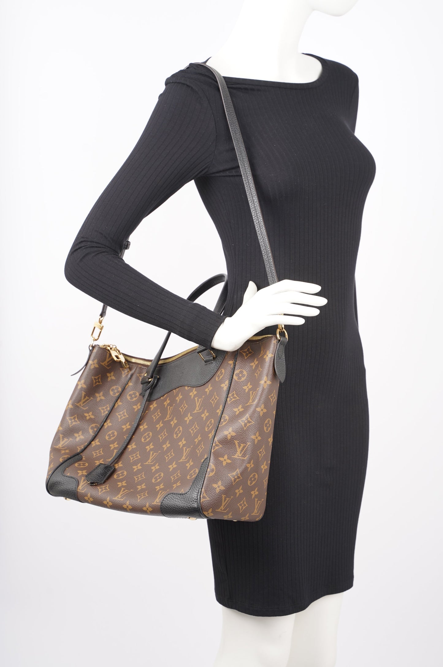 Louis Vuitton Womens Estrela Tote Bag Monogram / Black MM
