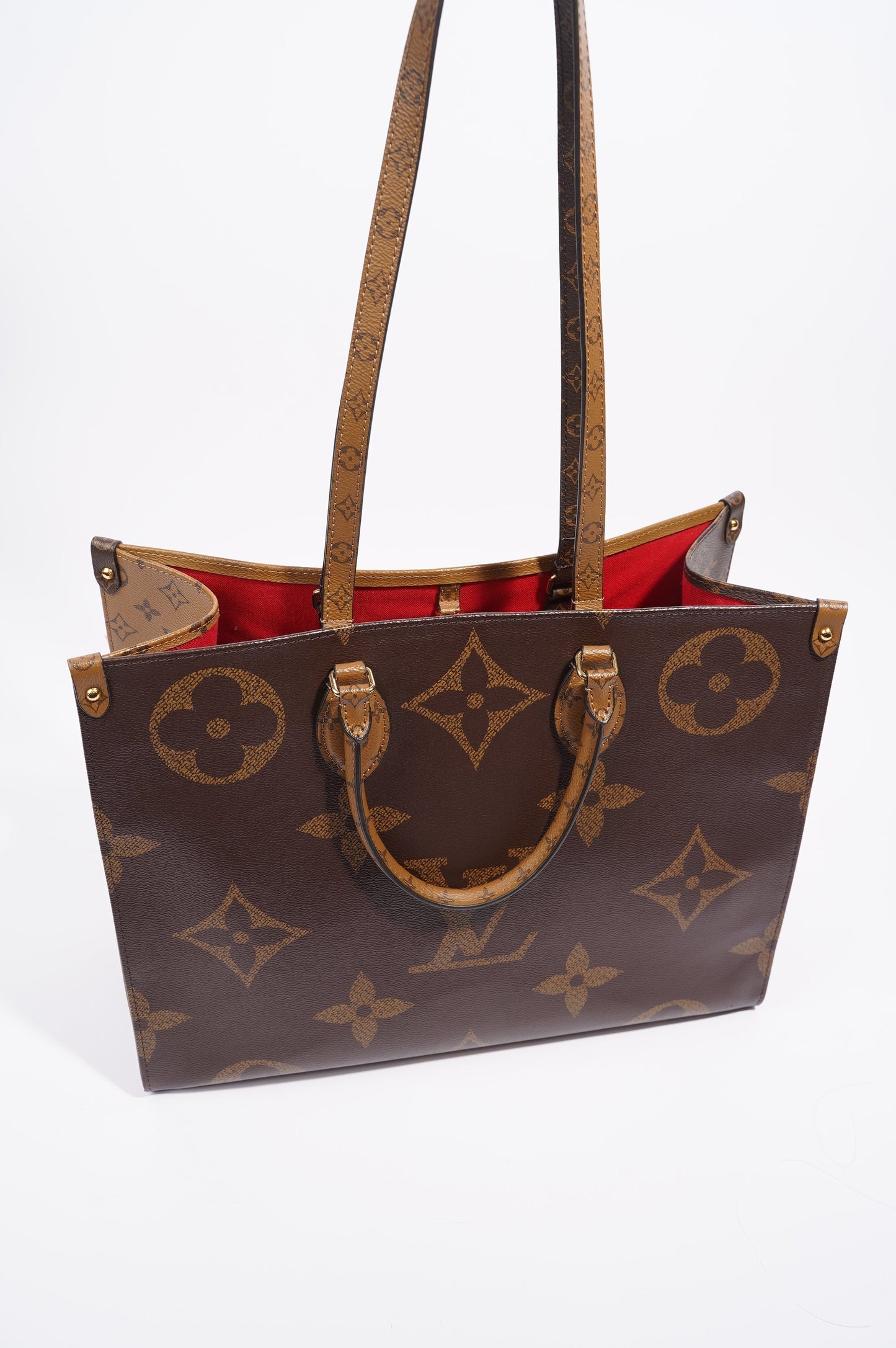Louis Vuitton Womens On The Go Reverse Monogram GM