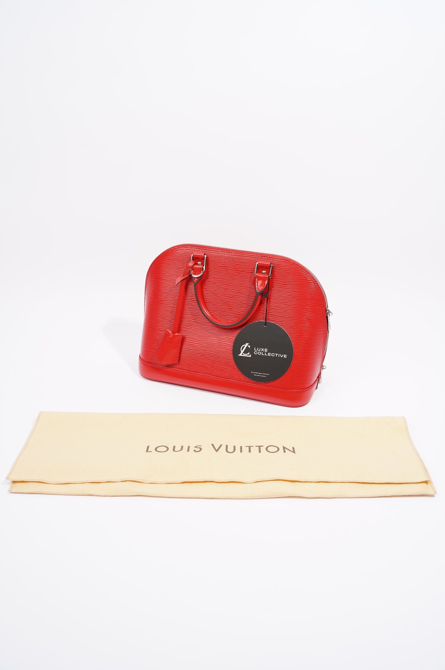 Louis Vuitton Alma Red Epi Leather PM