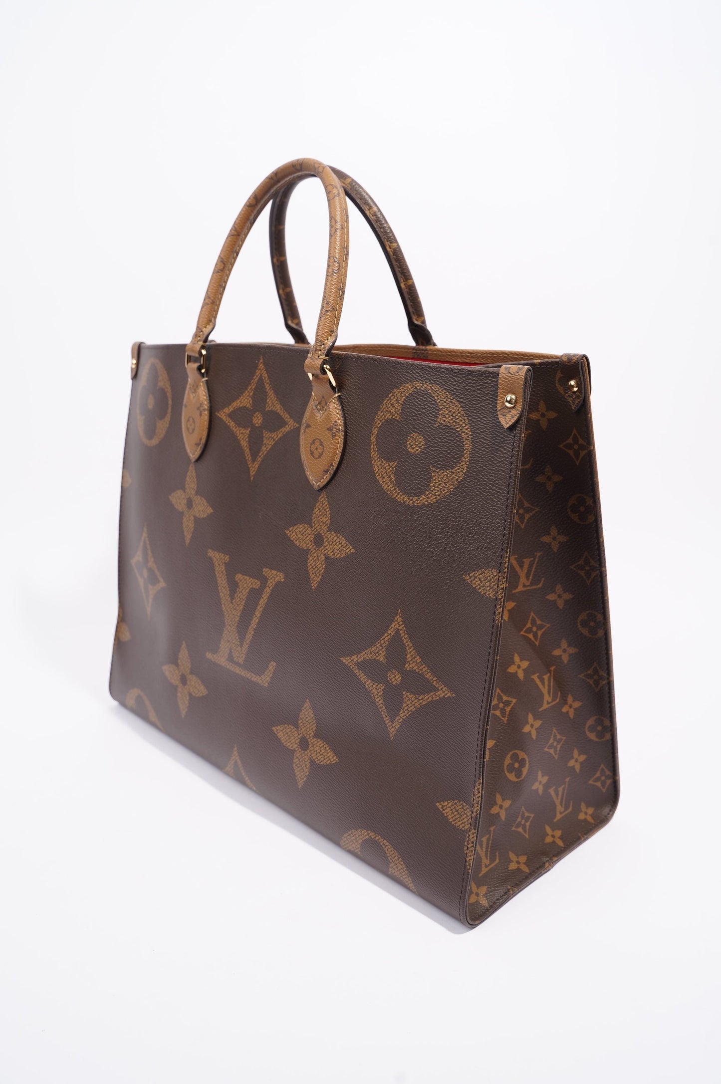 Louis Vuitton Womens On The Go Reverse Monogram GM