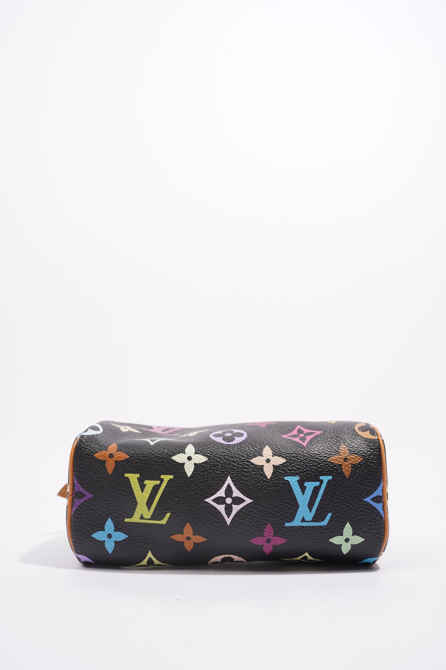 Louis Vuitton Womens Speedy Handbag Murakami Monogram Canvas Nano