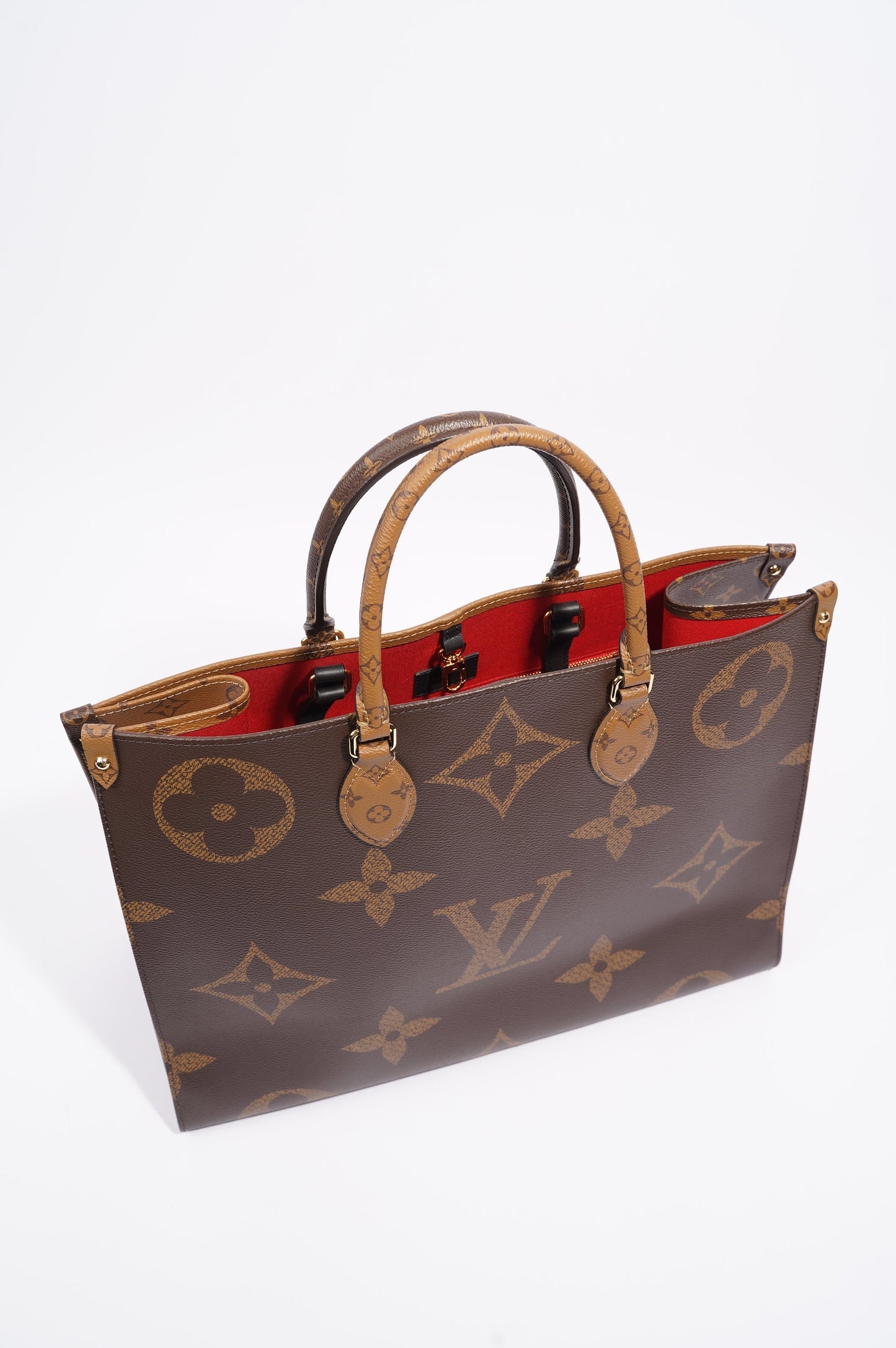 Louis Vuitton Womens On The Go Reverse Monogram GM