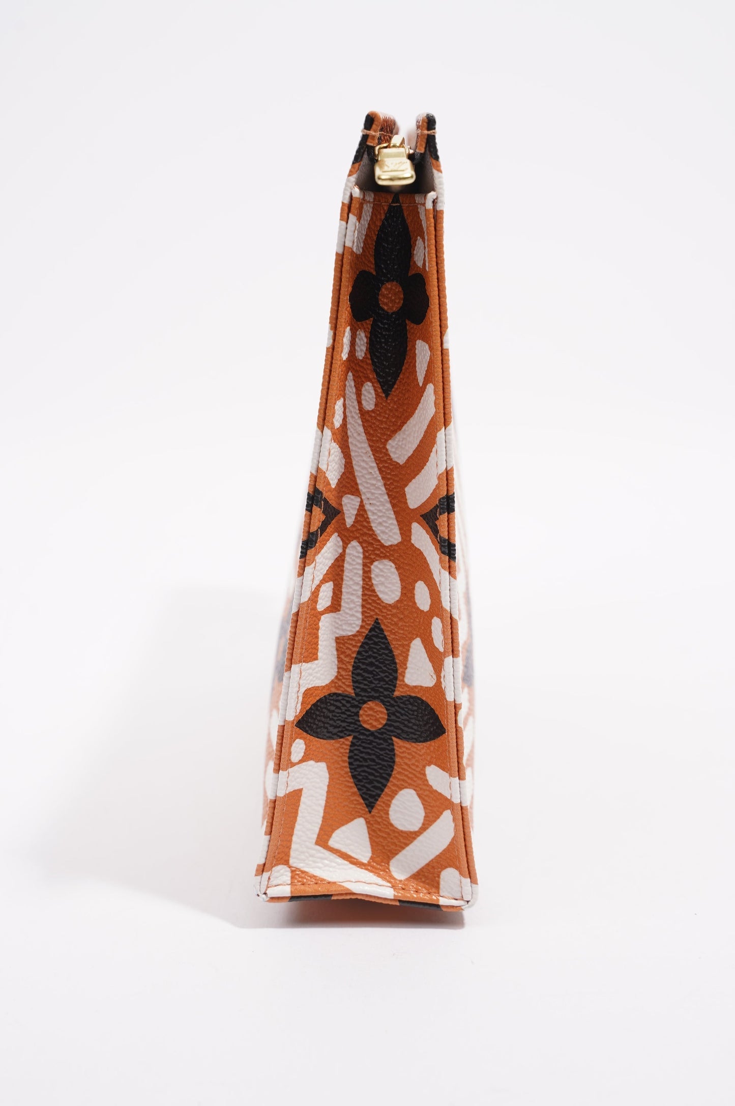 Louis Vuitton Womens Tribal Pochette Clutch Orange / White / Black