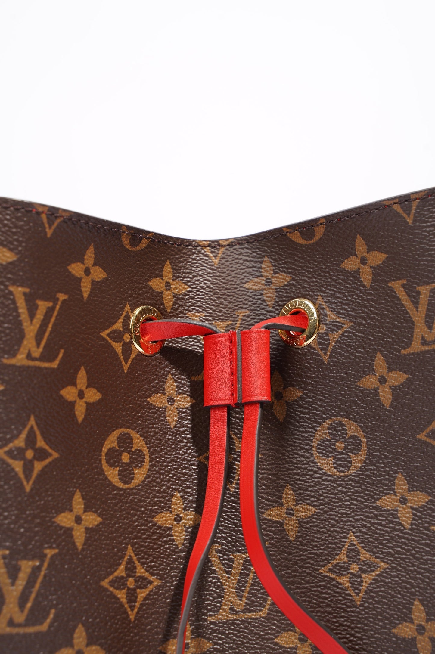 Louis Vuitton Womens Neo Noe Monogram Red OS