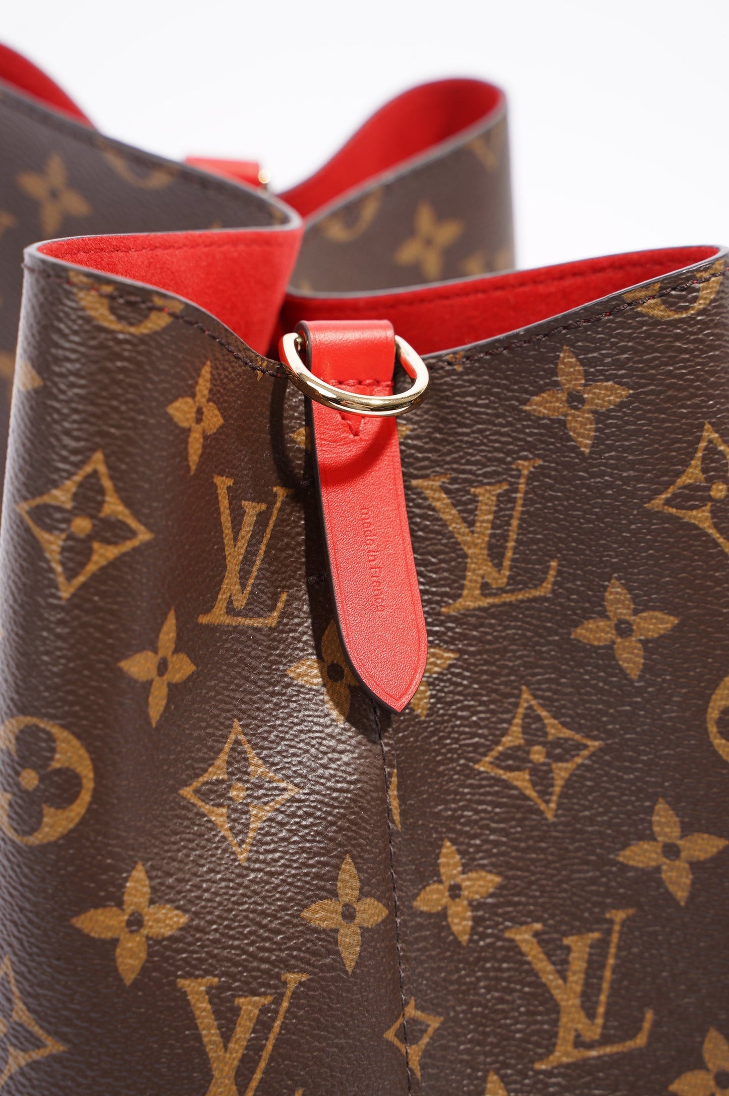 Louis Vuitton Womens Neo Noe Monogram Red OS