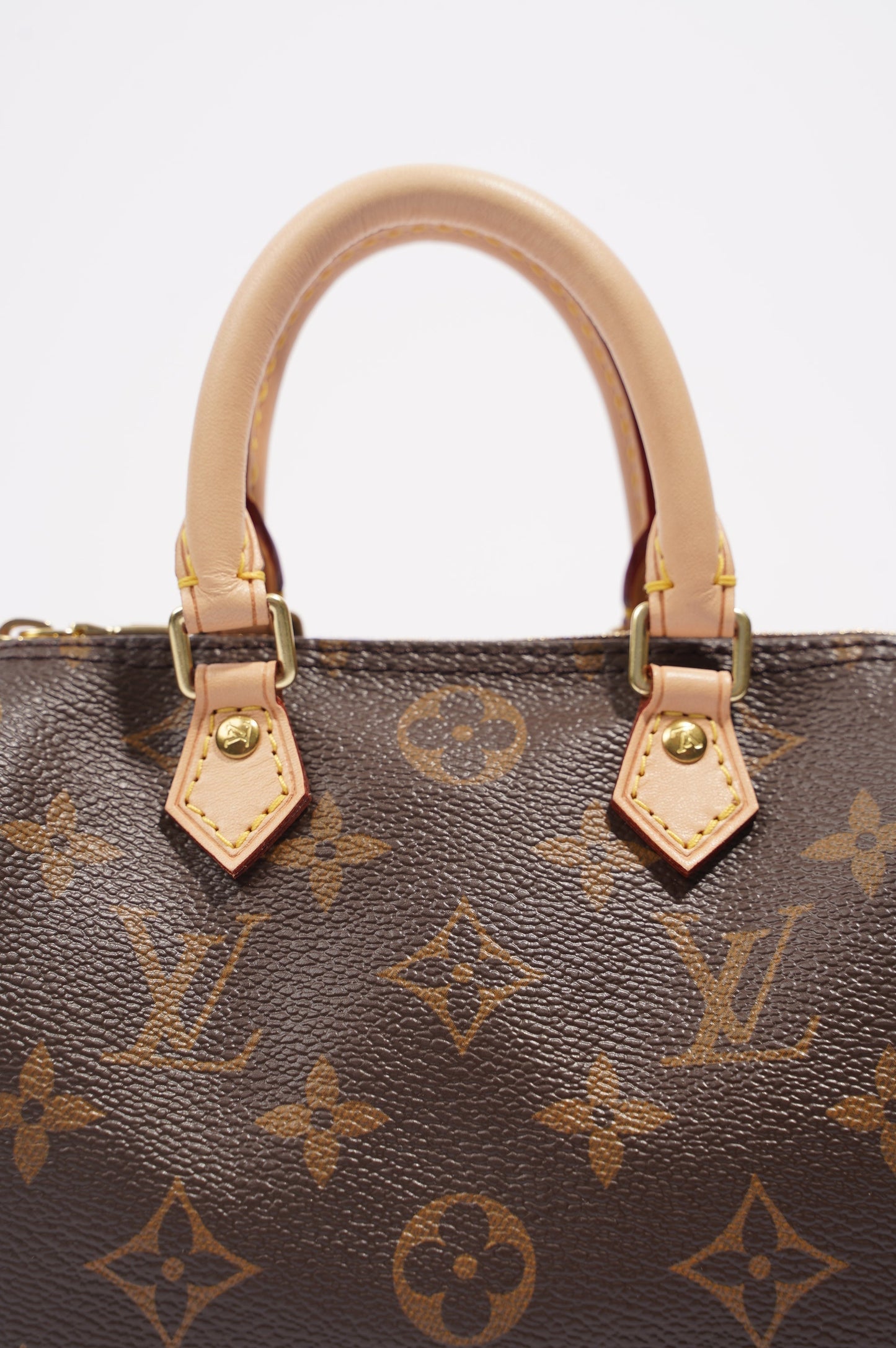 Louis Vuitton Womens Nano Speedy Monogram Canvas