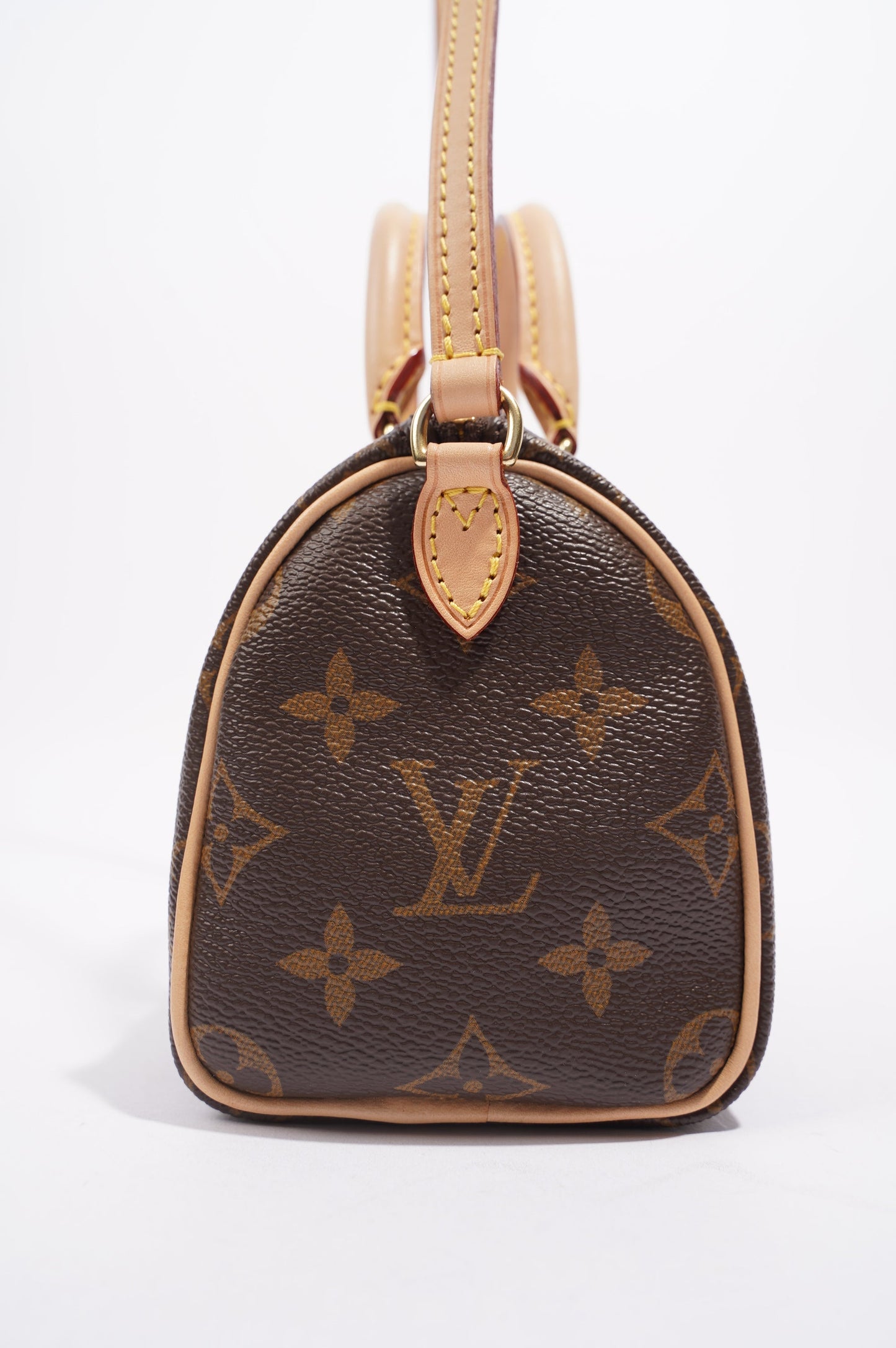 Louis Vuitton Womens Nano Speedy Monogram Canvas