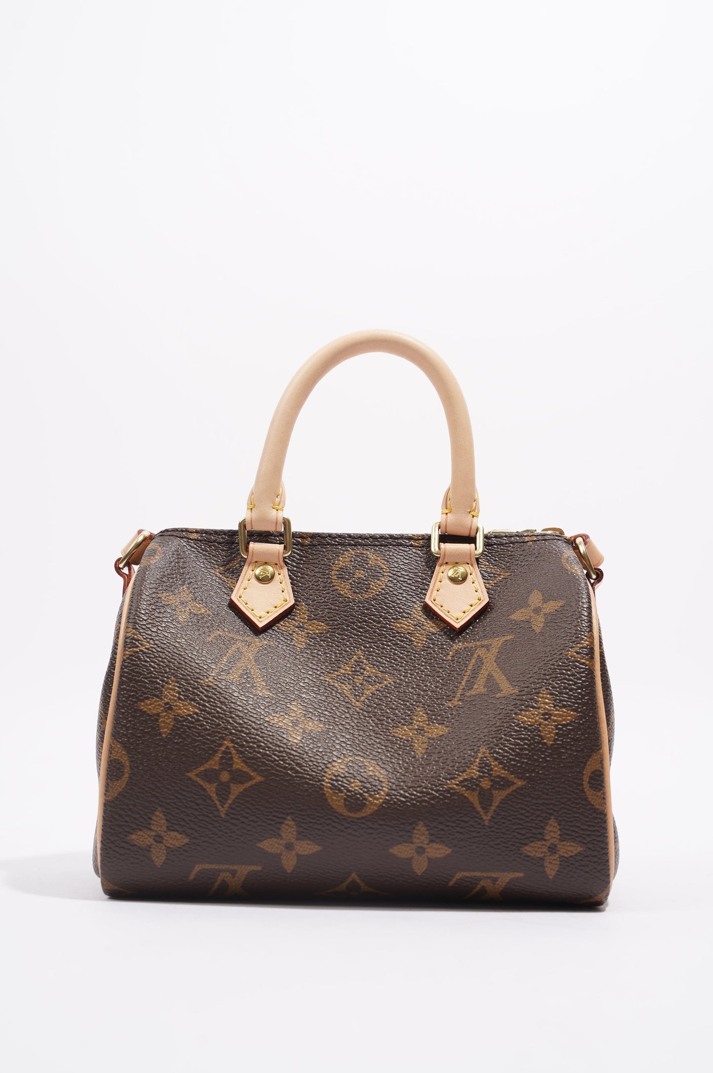 Louis Vuitton Womens Nano Speedy Monogram Canvas