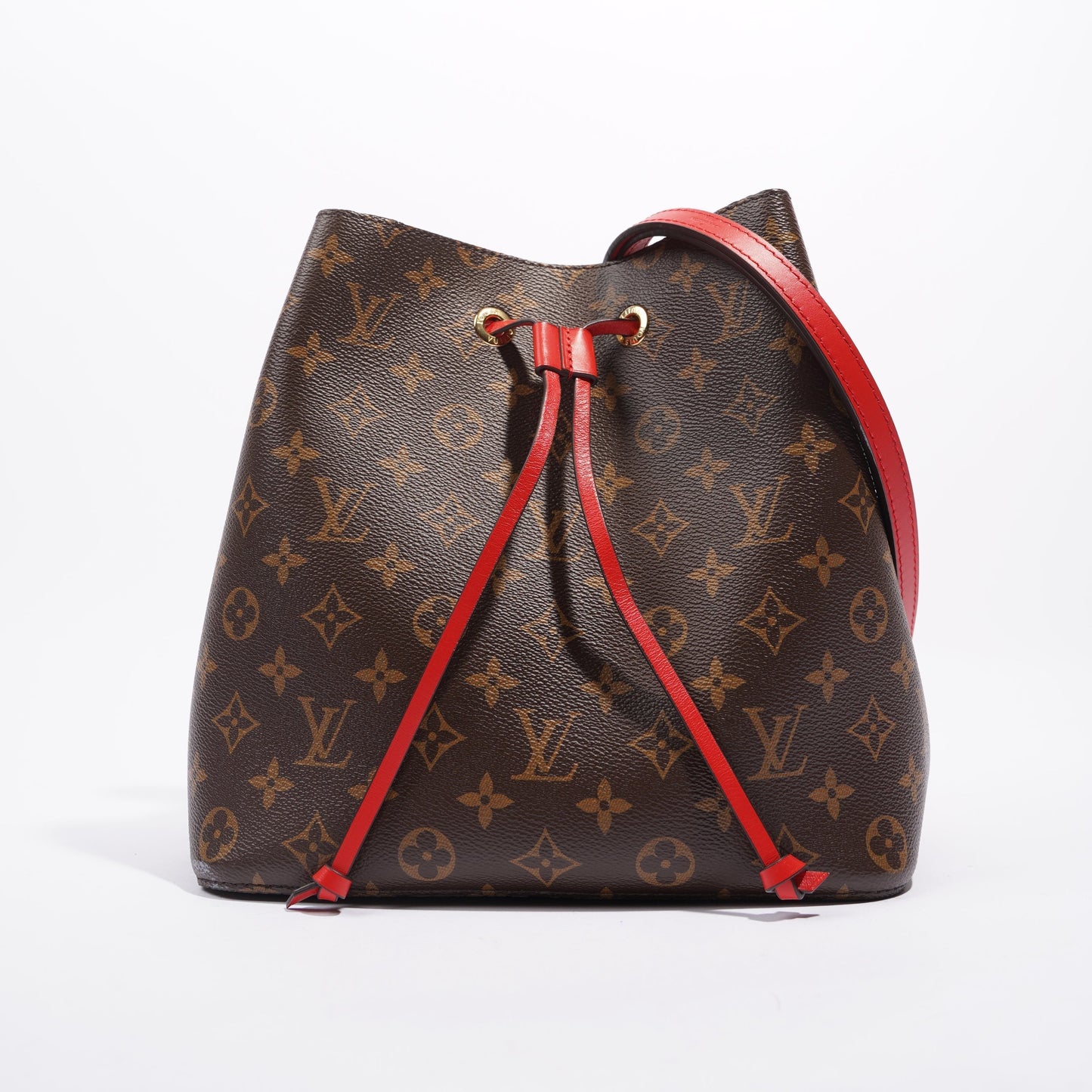 Louis Vuitton Womens Neo Noe Monogram Red