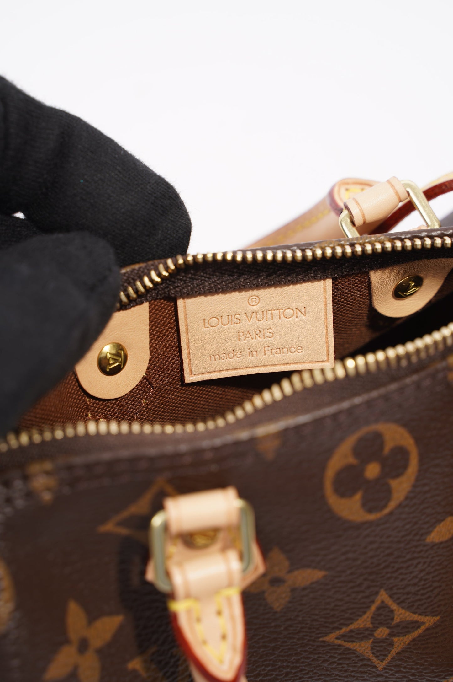 Louis Vuitton Womens Nano Speedy Monogram Canvas