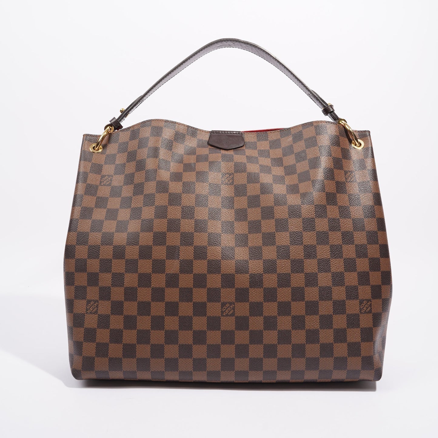 Louis Vuitton Womens Graceful Bag Damier Ebene Canvas MM