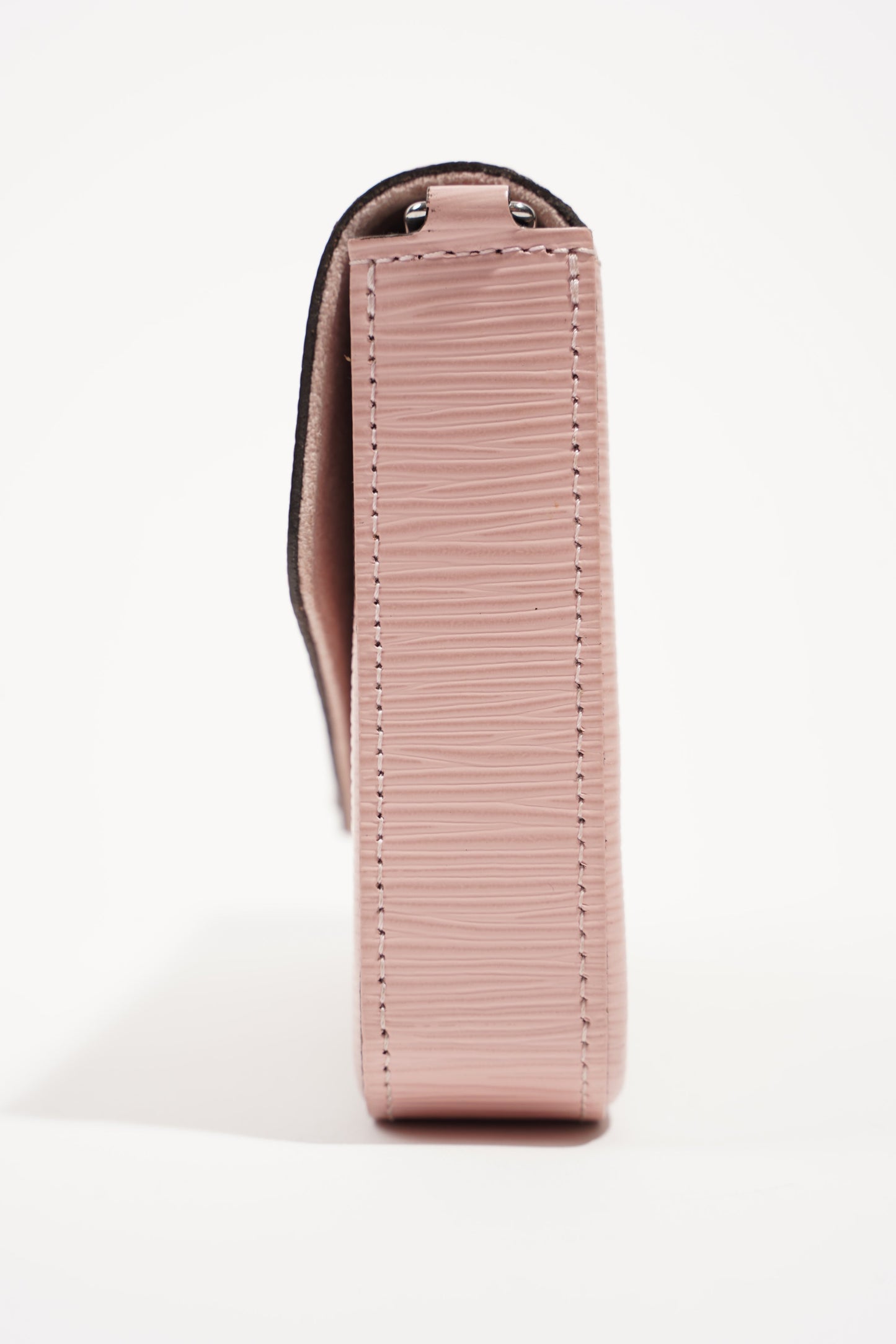 Louis Vuitton Womens Pochette Felicie Rose Epi Leather