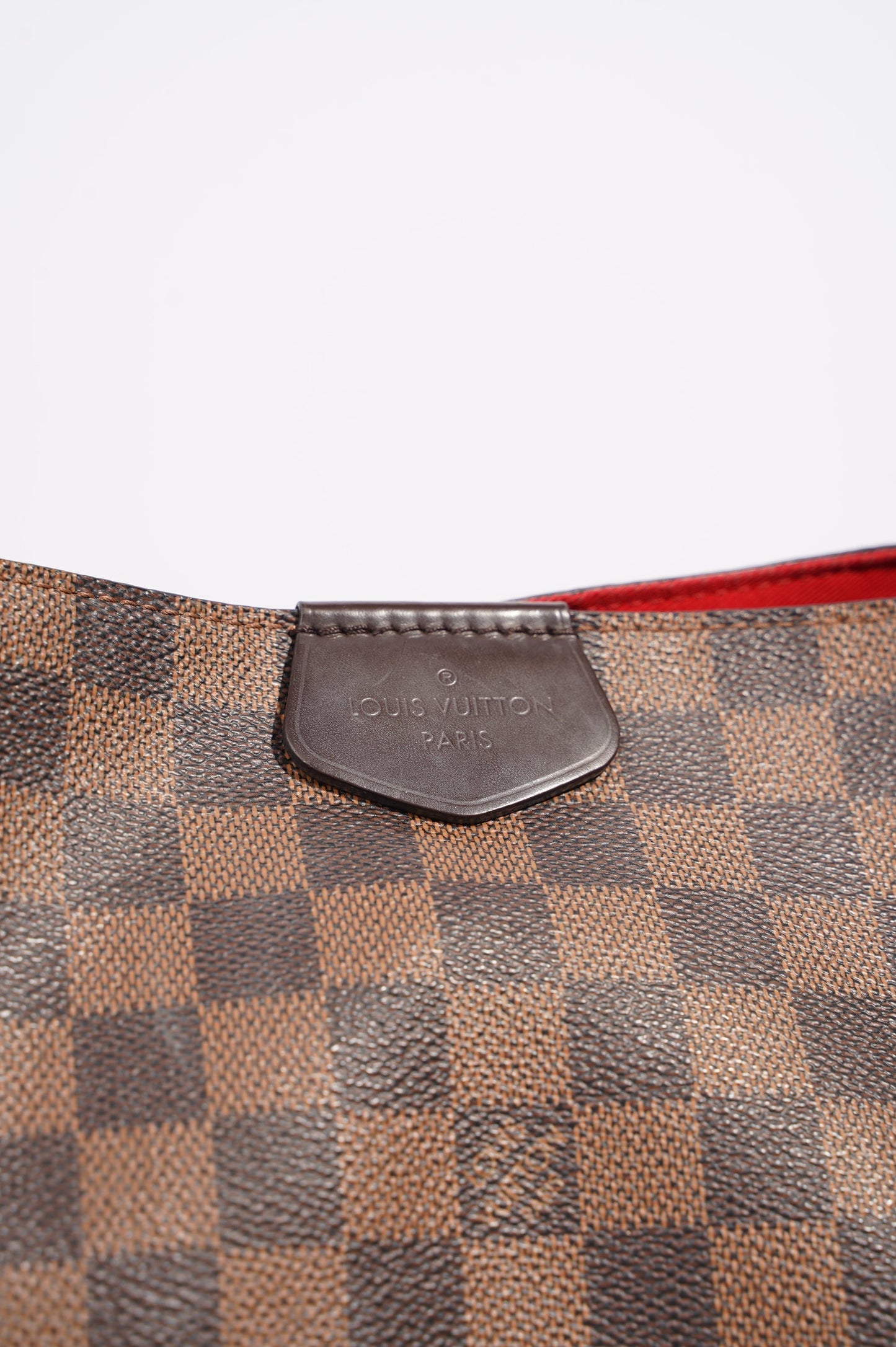 Louis Vuitton Womens Graceful Bag Damier Ebene Canvas MM