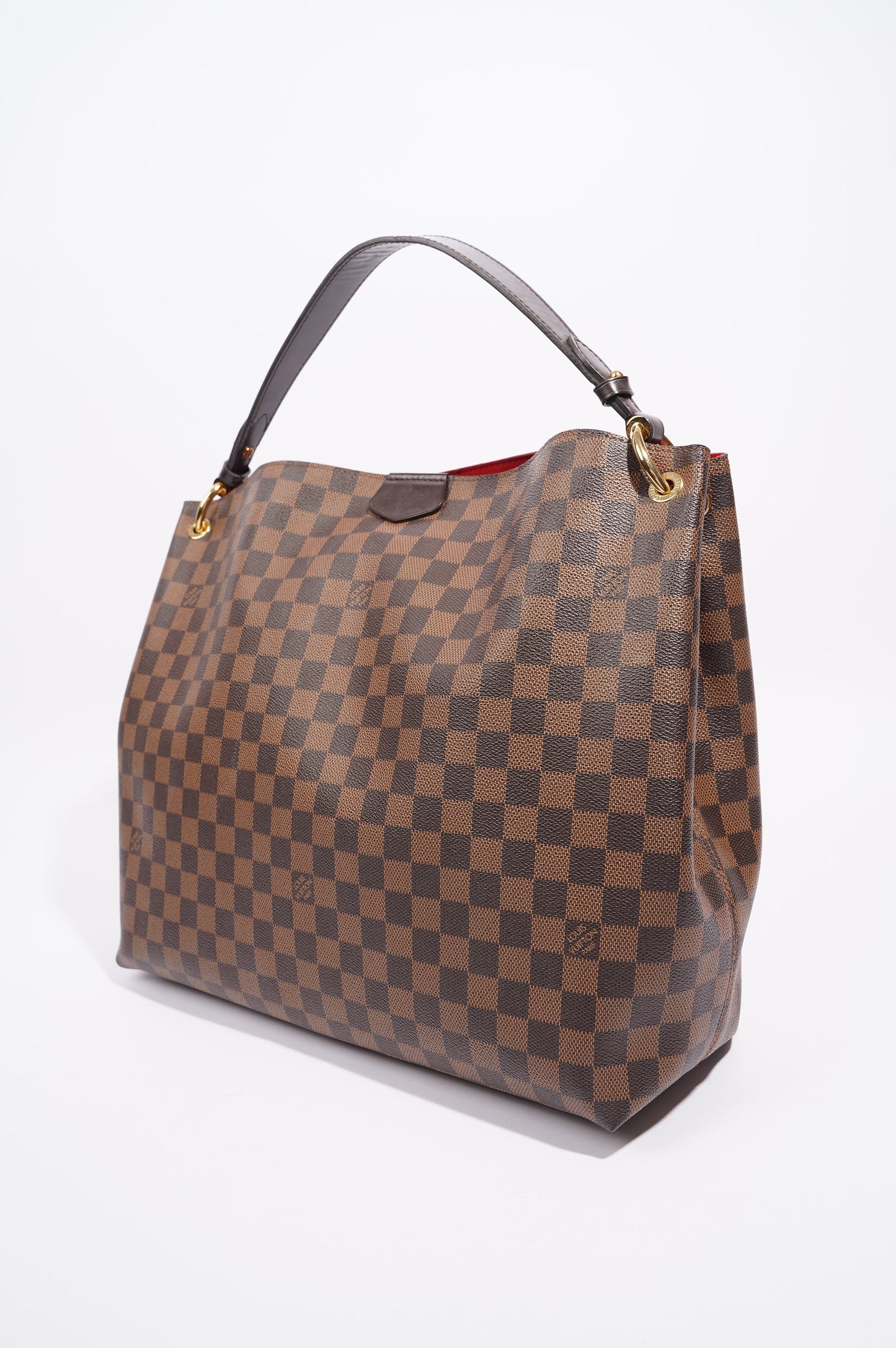 Louis Vuitton Womens Graceful Bag Damier Ebene Canvas MM