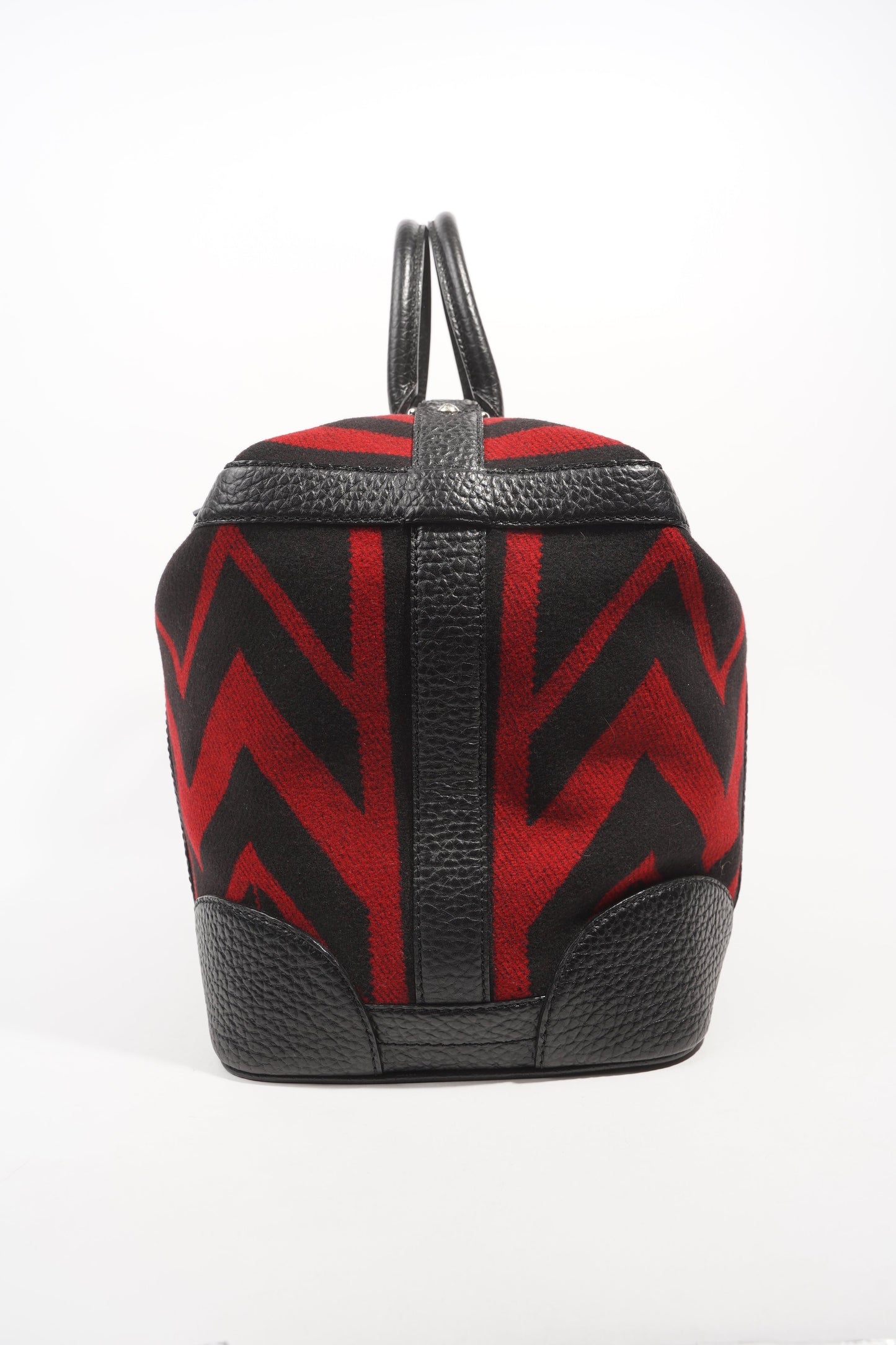 Louis Vuitton Womens Grimaud Vail Blanket Weekend Bag Black Red