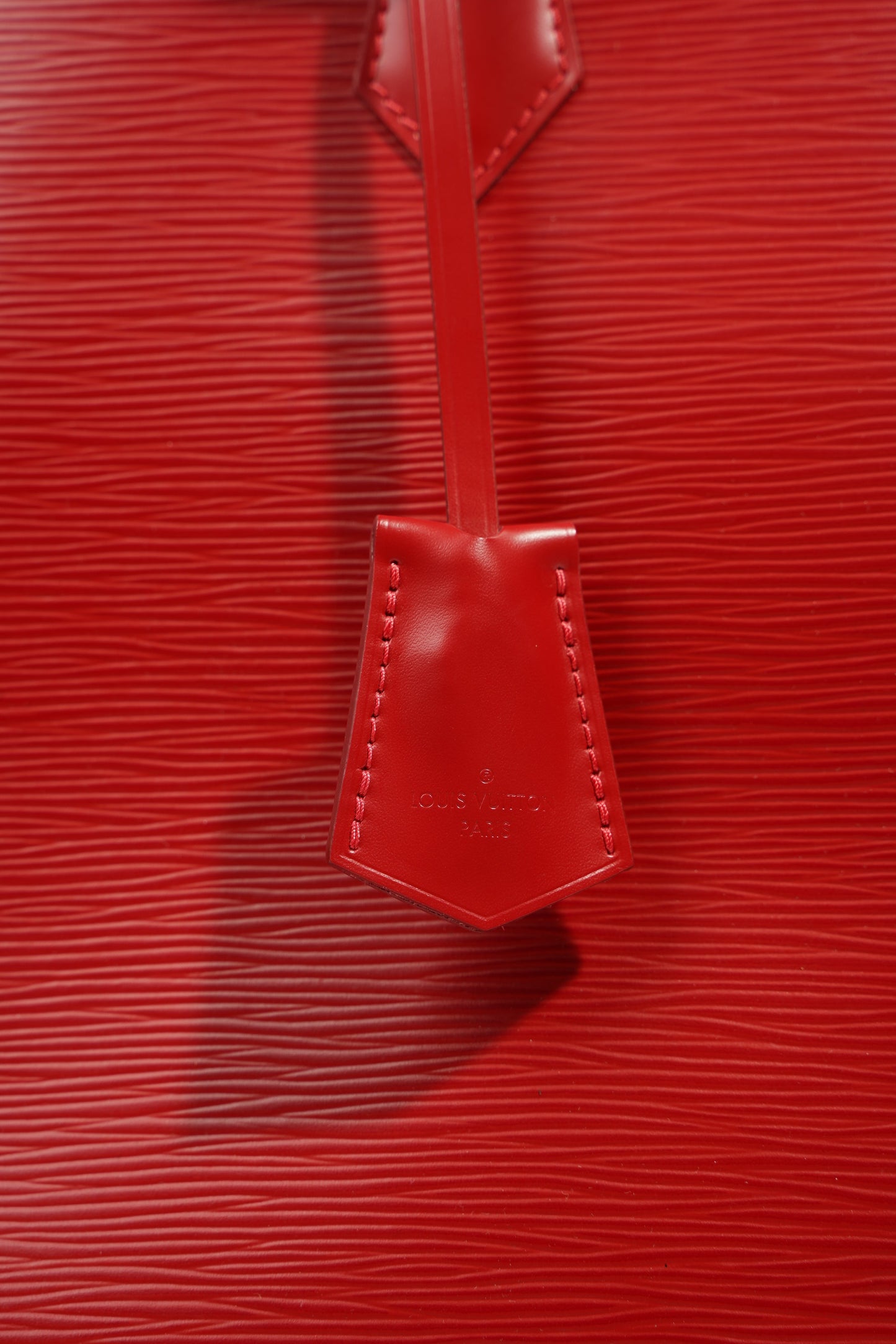 Louis Vuitton Womens Alma Red Epi Leather PM