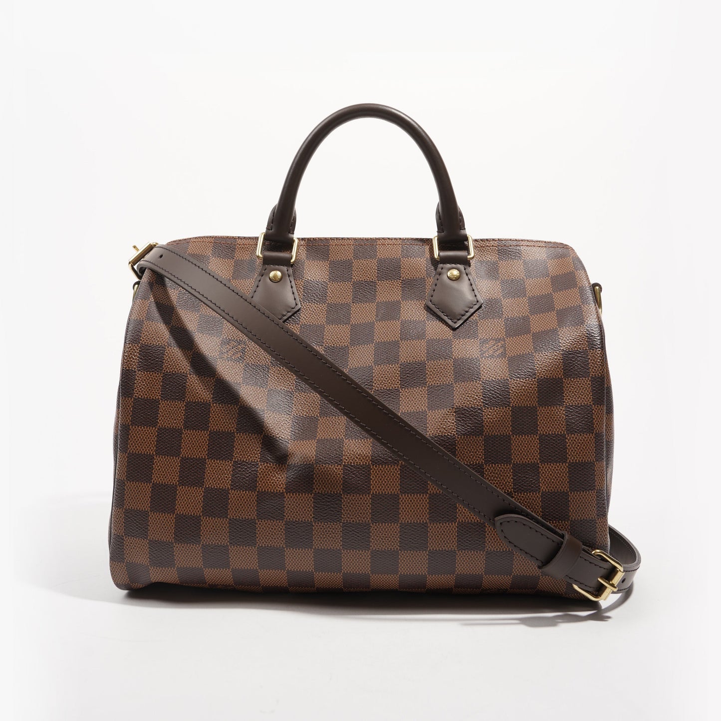 Louis Vuitton Womens Speedy Bandouliere Damier Ebene 30
