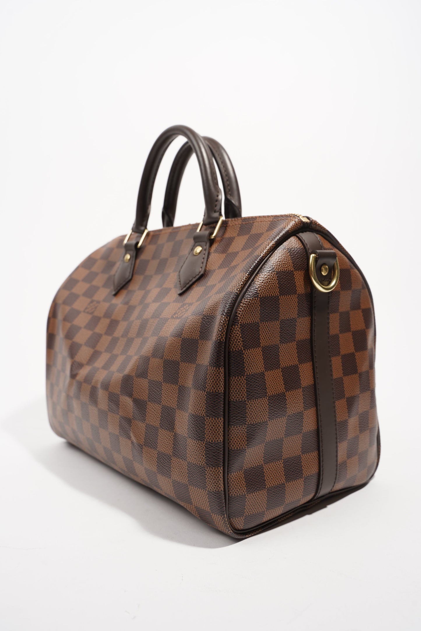 Louis Vuitton Womens Speedy Bandouliere Damier Ebene 30