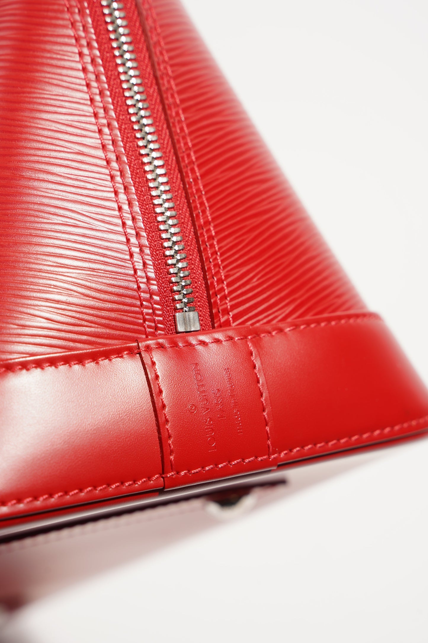 Louis Vuitton Womens Alma Red Epi Leather PM