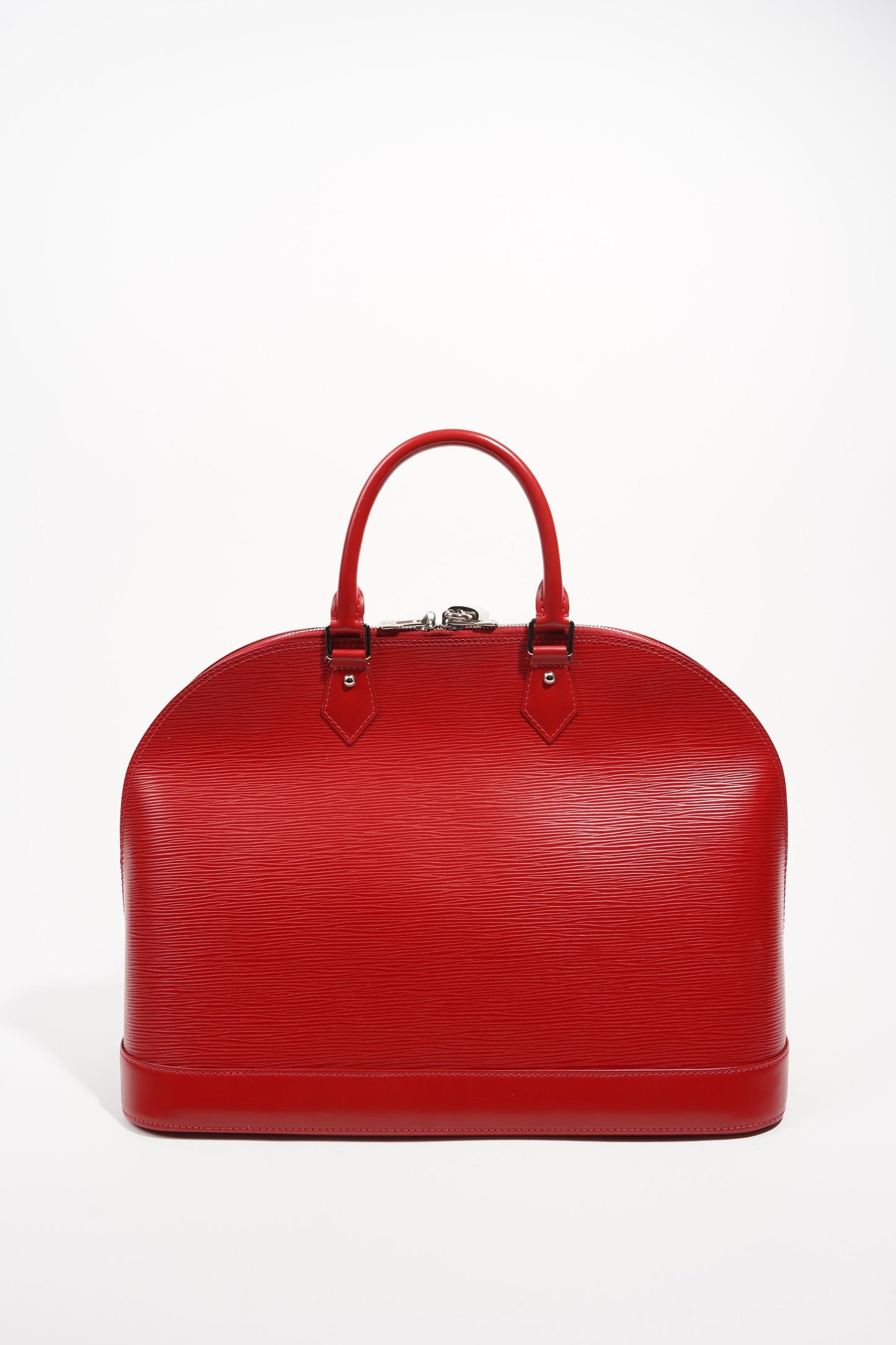 Louis Vuitton Womens Alma Red Epi Leather PM