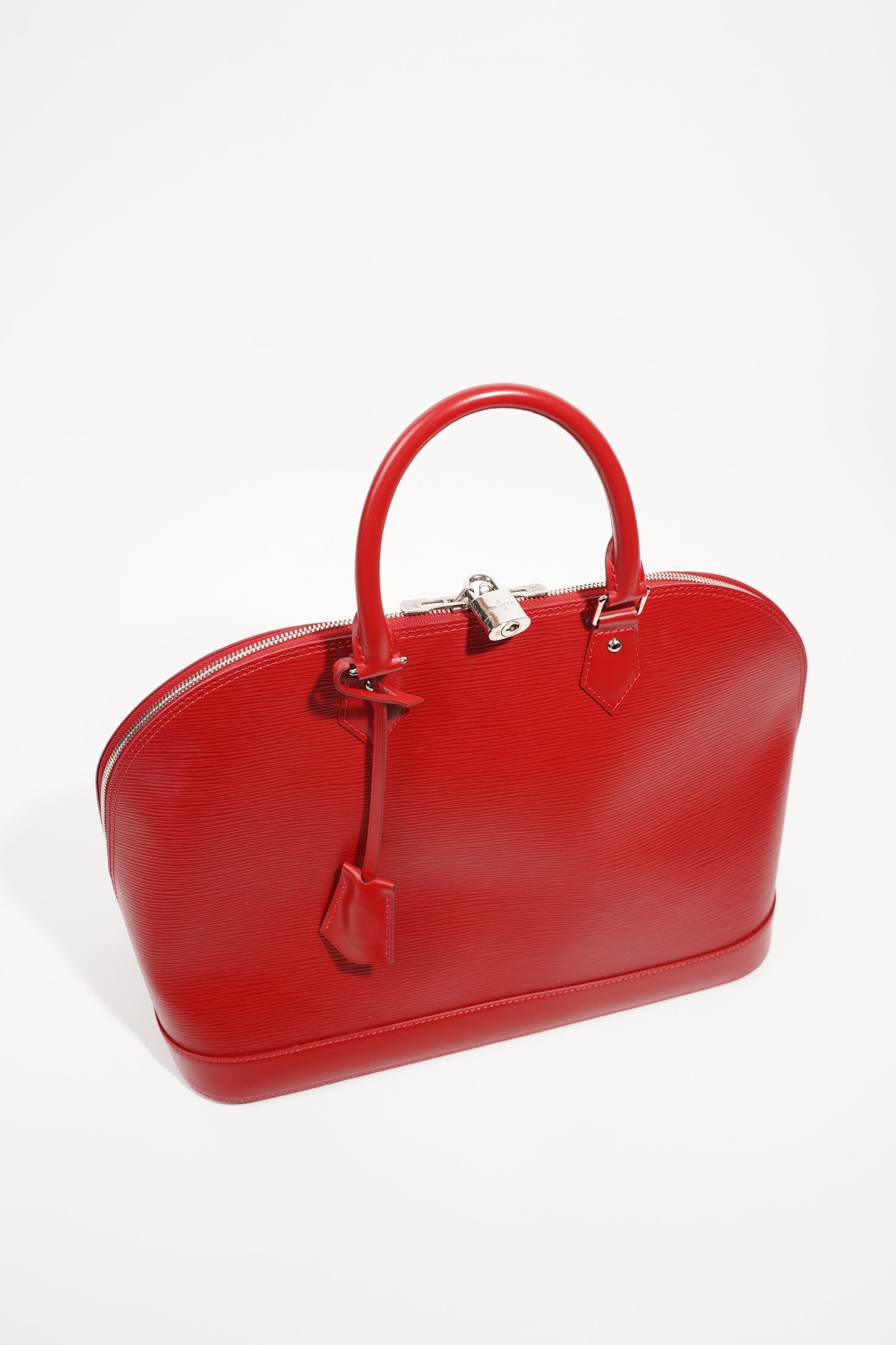 Louis Vuitton Womens Alma Red Epi Leather PM