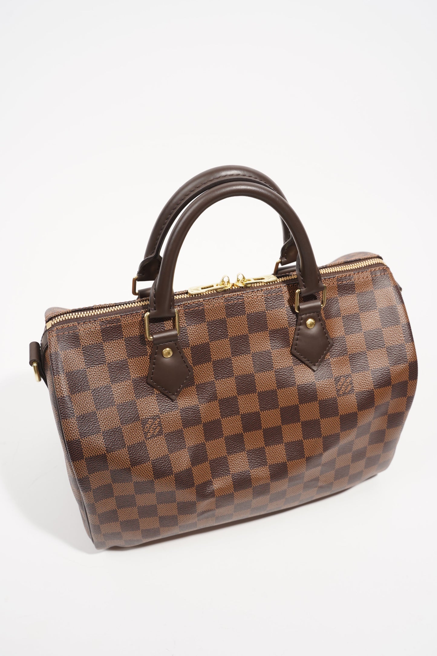 Louis Vuitton Womens Speedy Bandouliere Damier Ebene 30