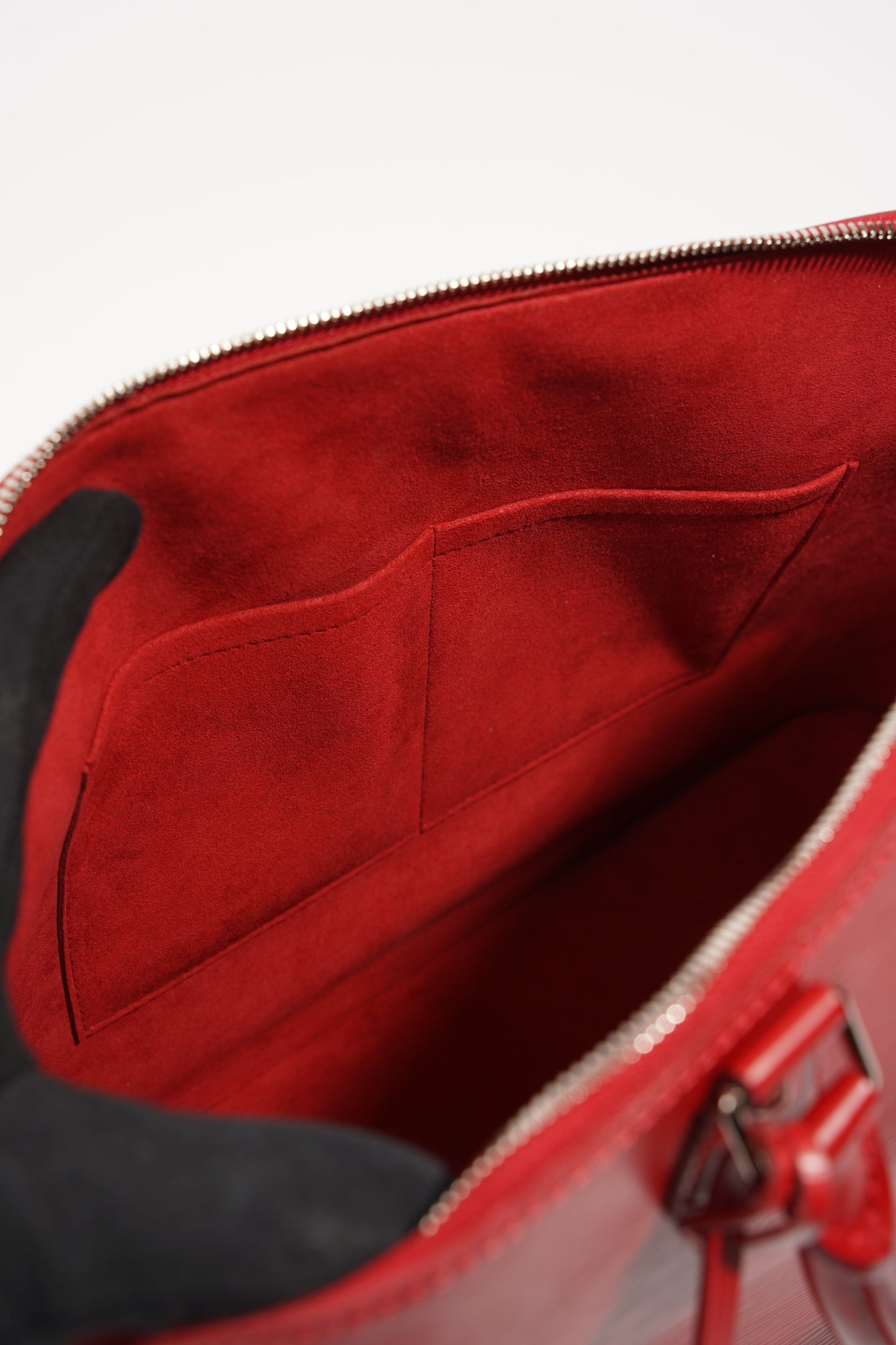 Louis Vuitton Womens Alma Red Epi Leather PM