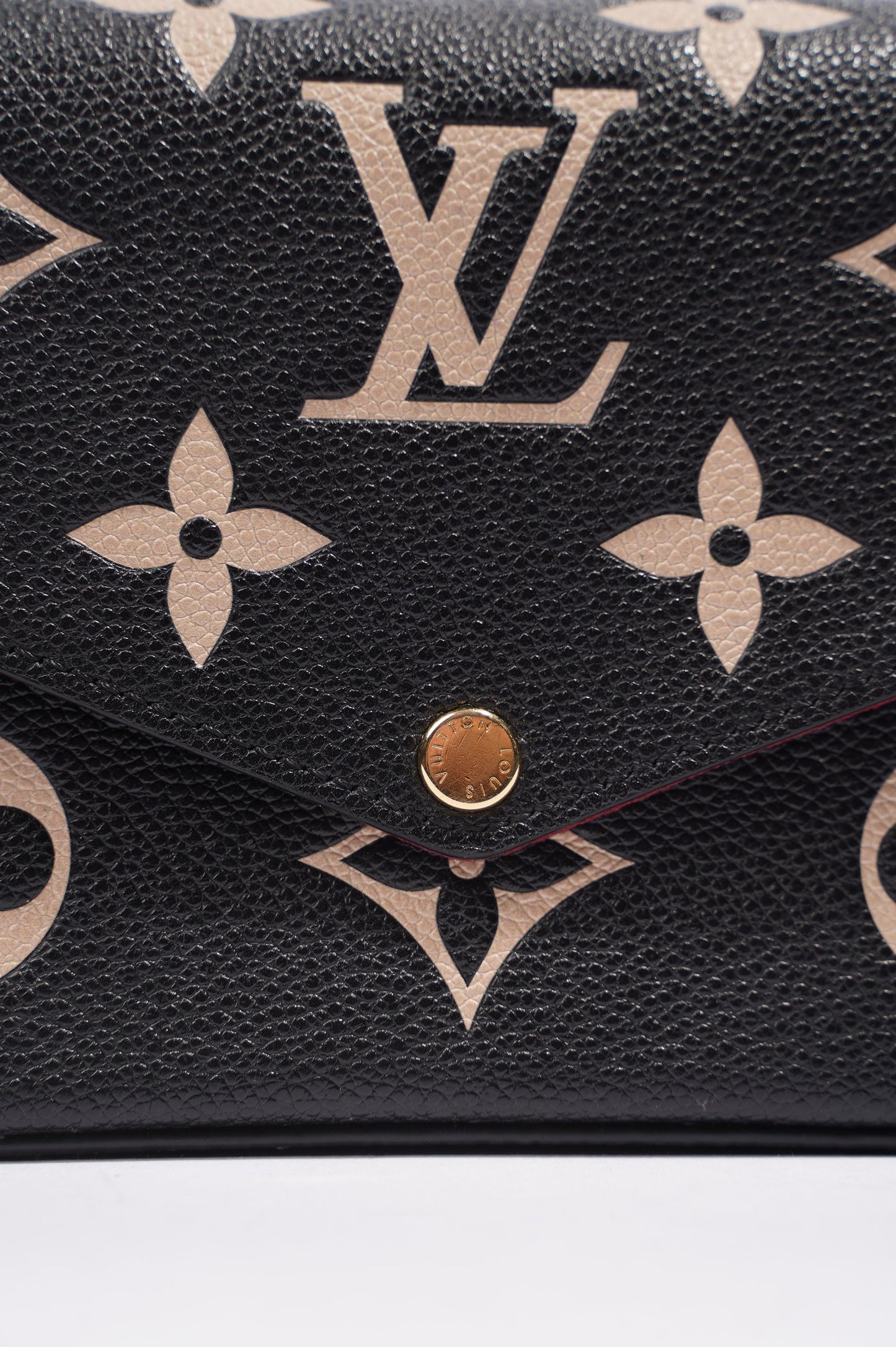 Louis Vuitton Womens Felicie Pochette Black / White
