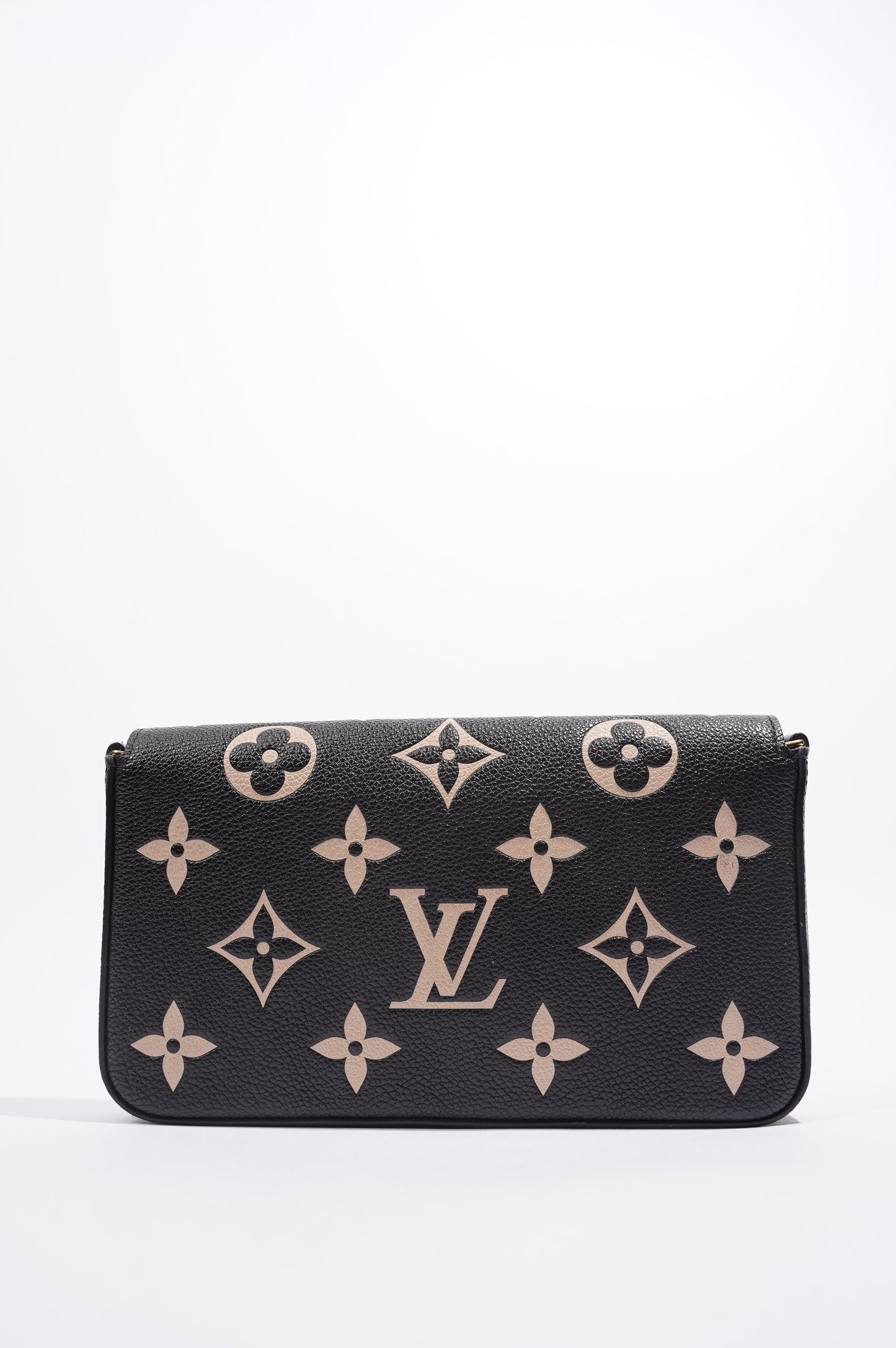 Louis Vuitton Womens Felicie Pochette Black / White