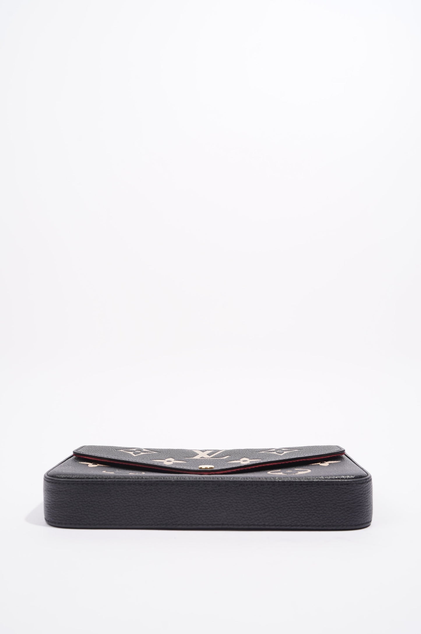 Louis Vuitton Womens Felicie Pochette Black / White
