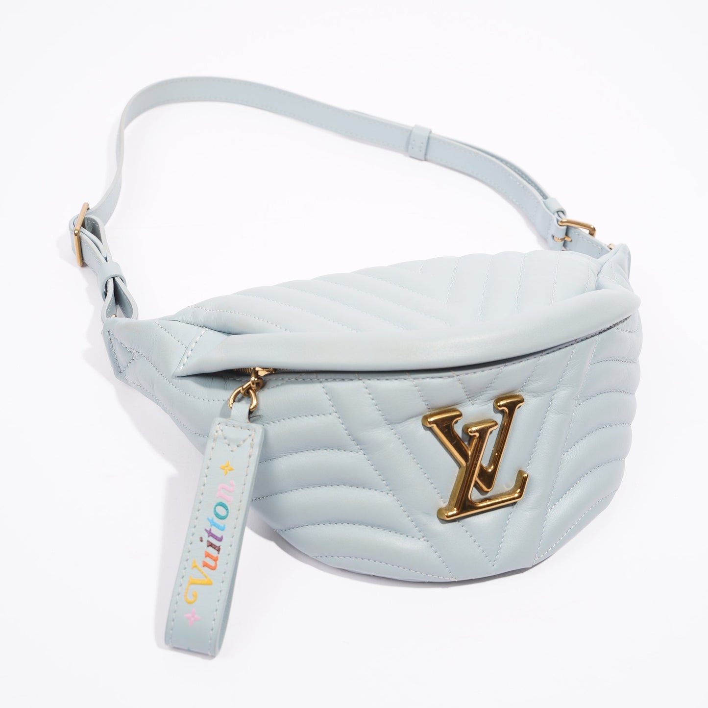 Louis Vuitton Womens New Wave Bumbag Baby Blue