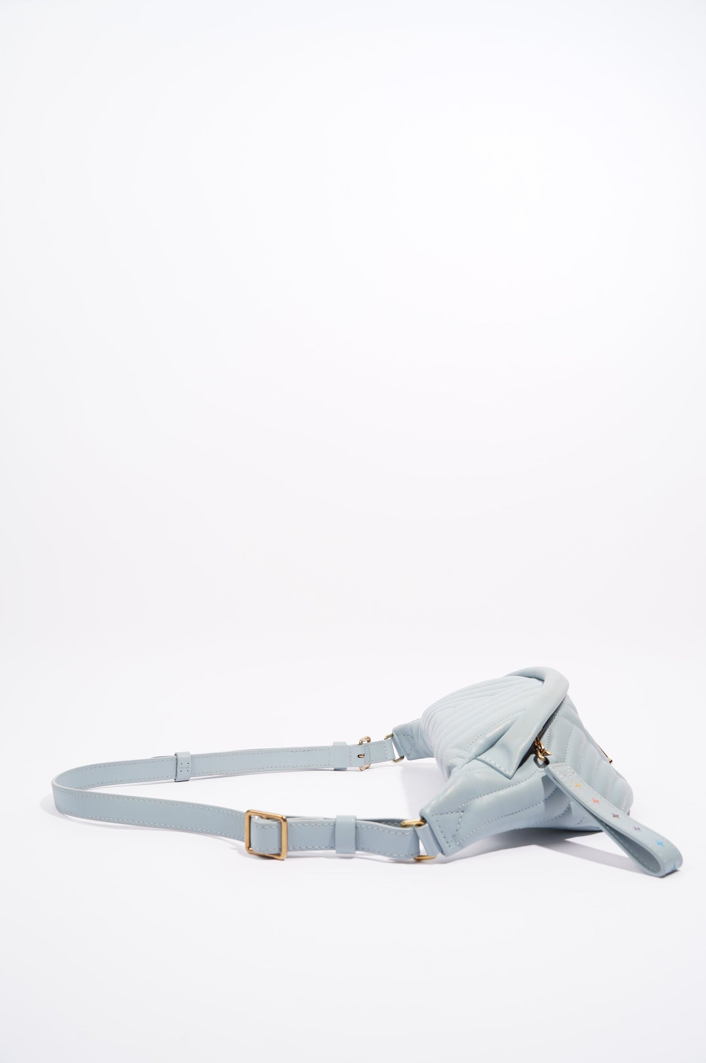 Louis Vuitton Womens New Wave Bumbag Baby Blue