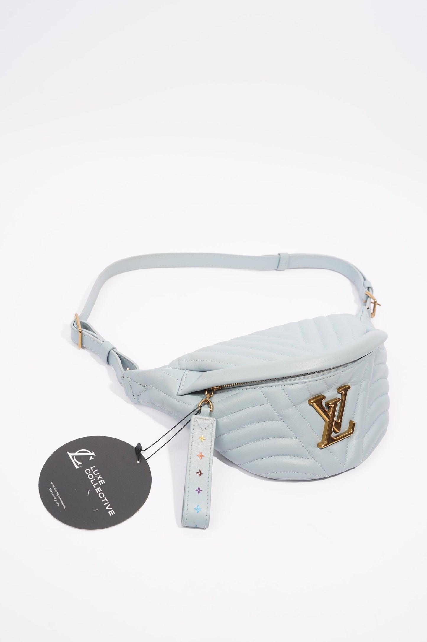 Louis Vuitton Womens New Wave Bumbag Baby Blue