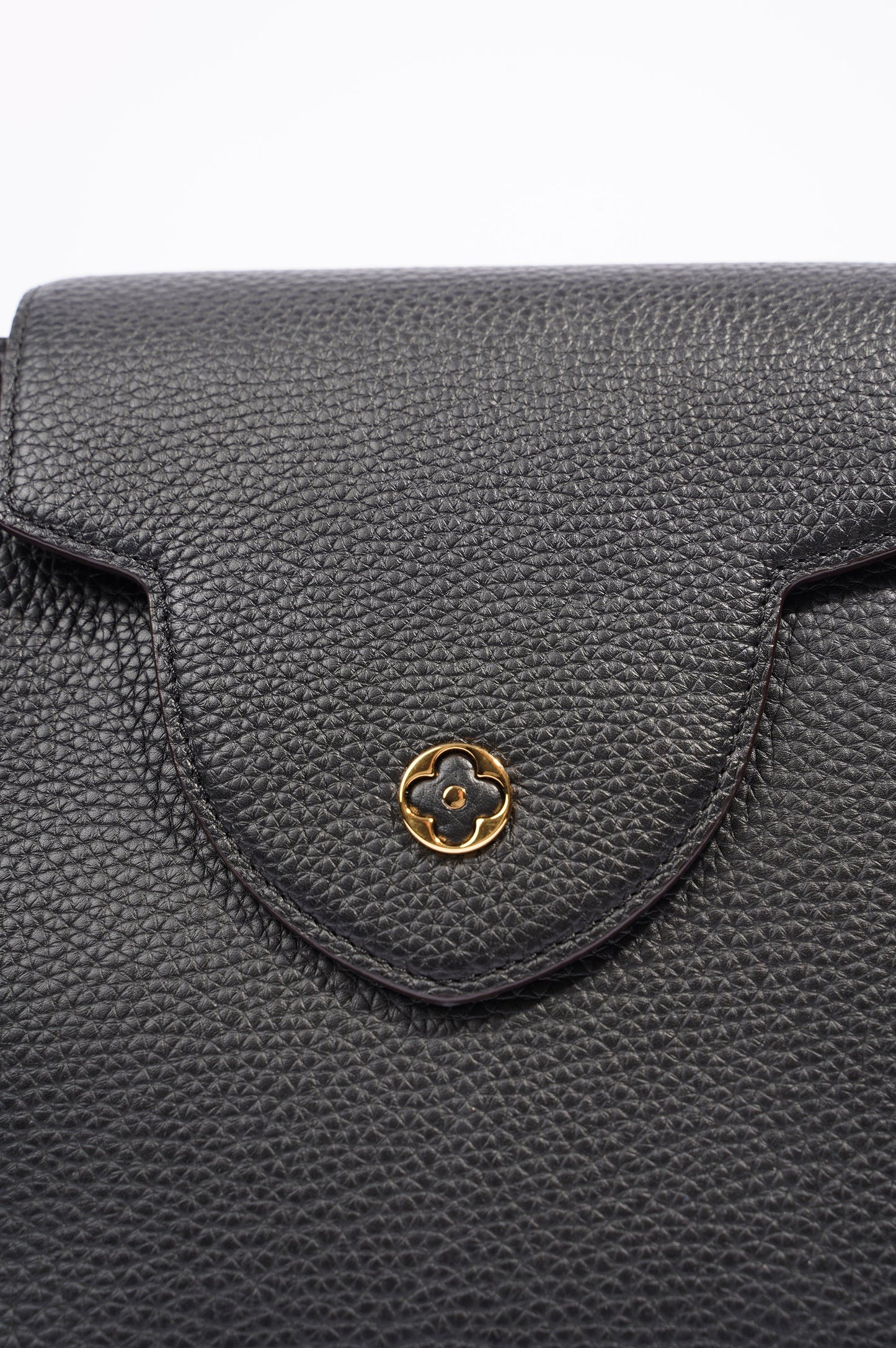 Louis Vuitton Womens Capucines Black Taurillon Leather MM