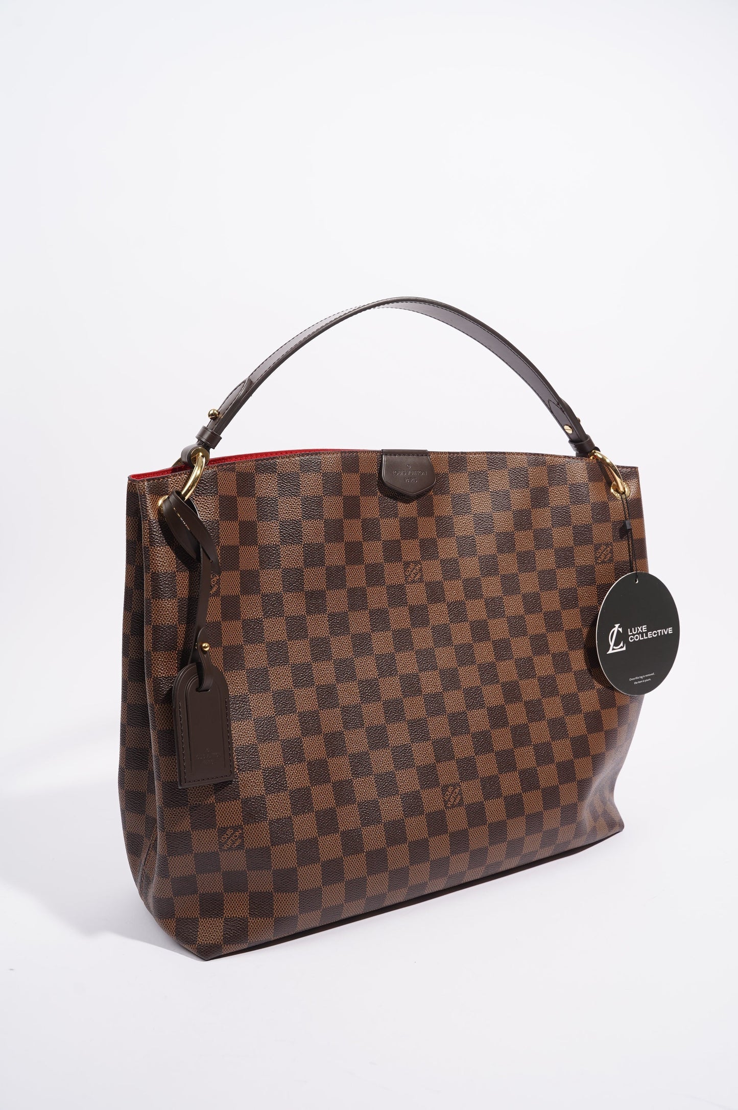 Louis Vuitton Womens Graceful Damier Ebene MM
