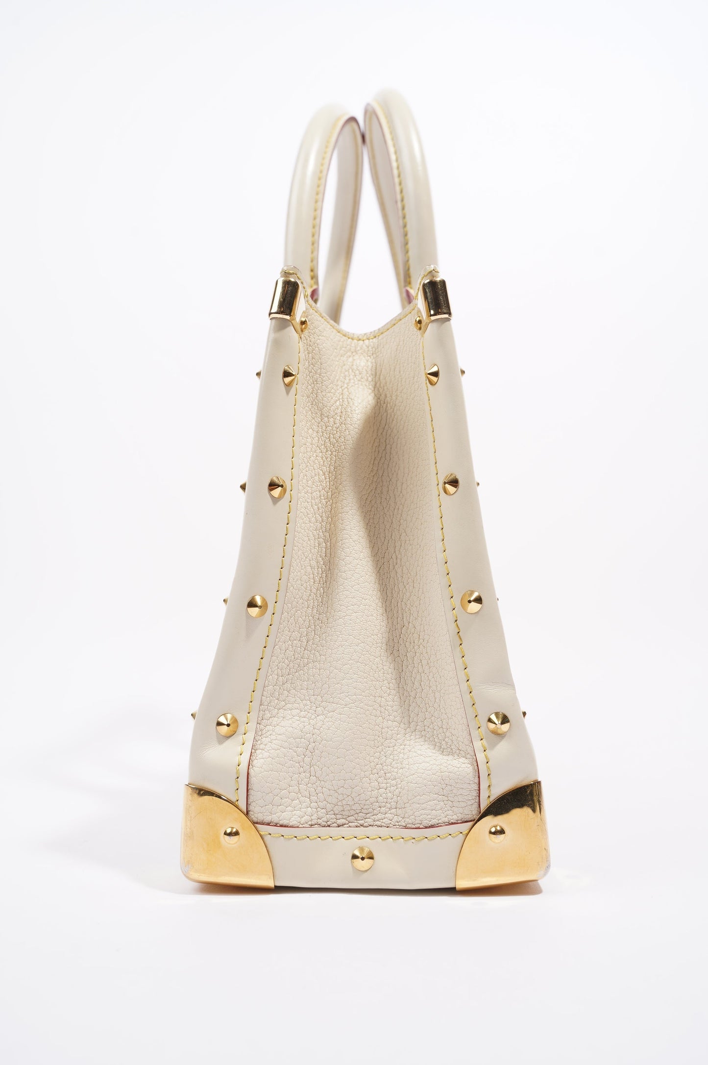 Louis Vuitton Womens Vintage Suhali Le Fabuleux Tote Bag White / Gold