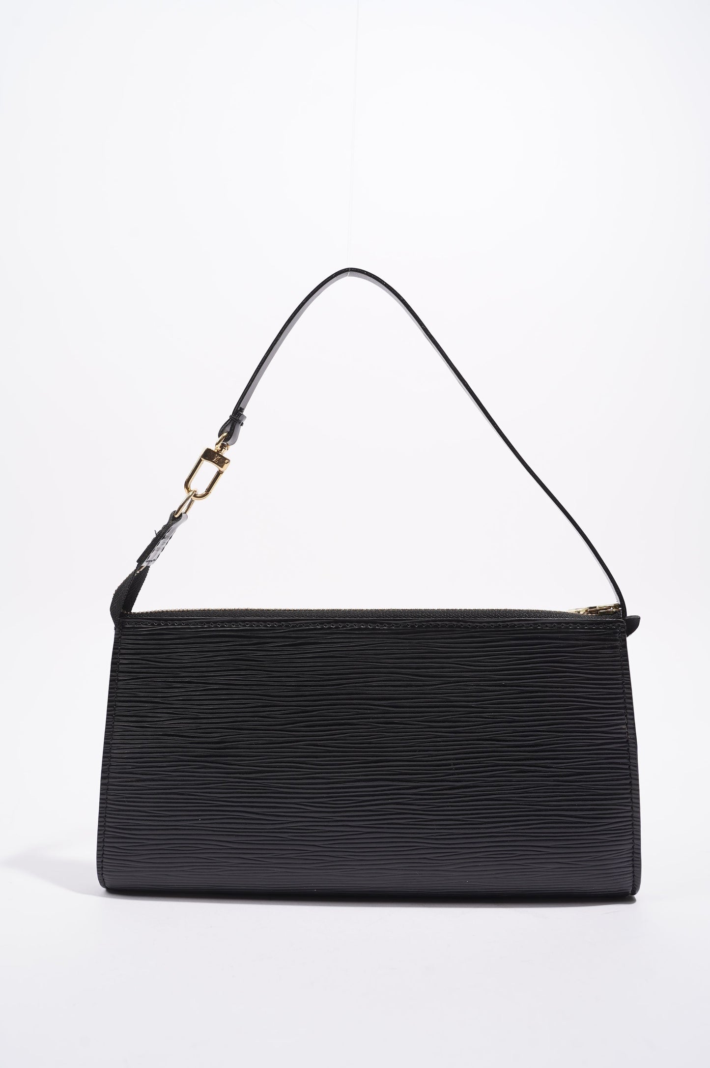 Louis Vuitton Womens Pochette Accessoire Black Epi Leather